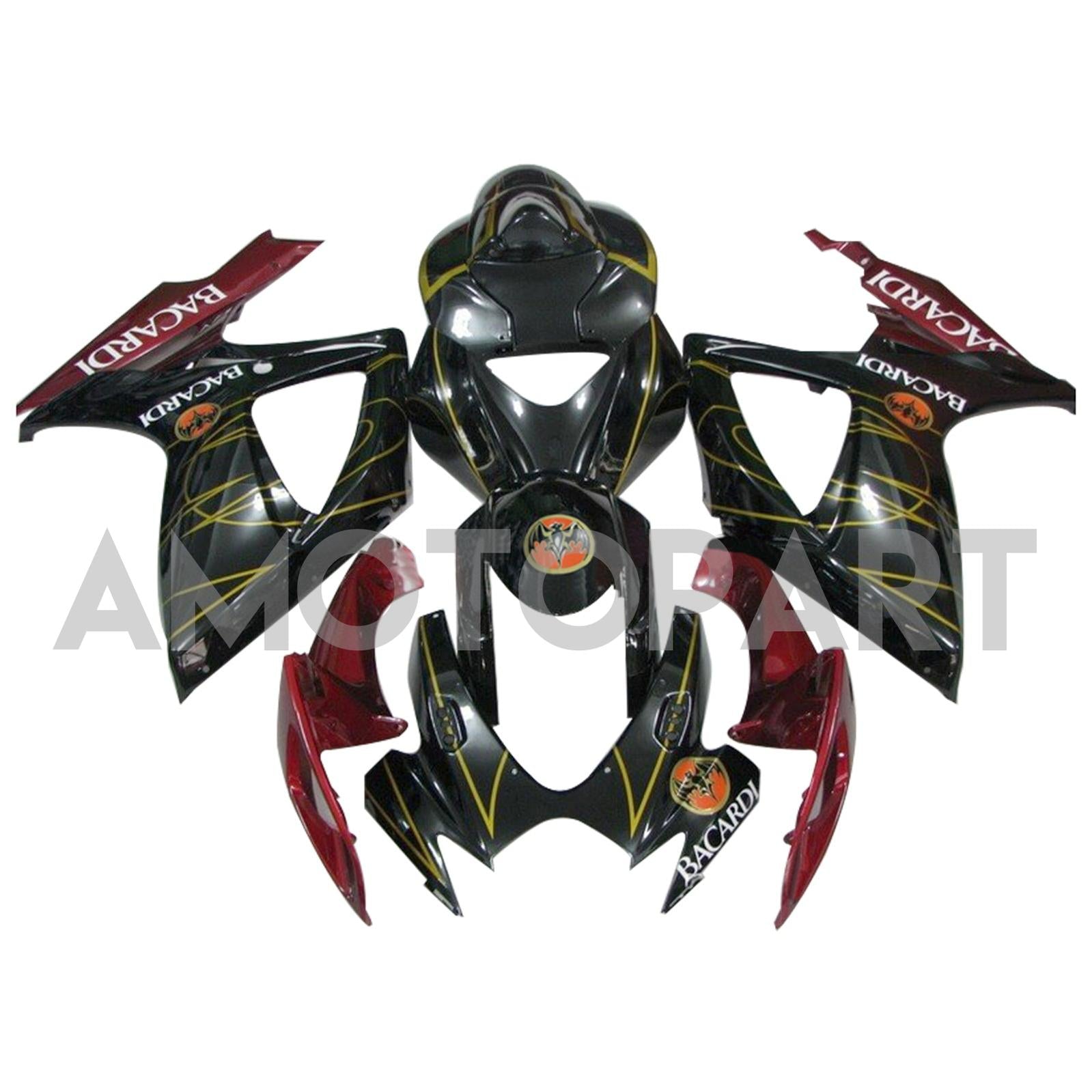 Amotopart 2006-2007 Suzuki GSXR600 750 Collection de kit de carénage