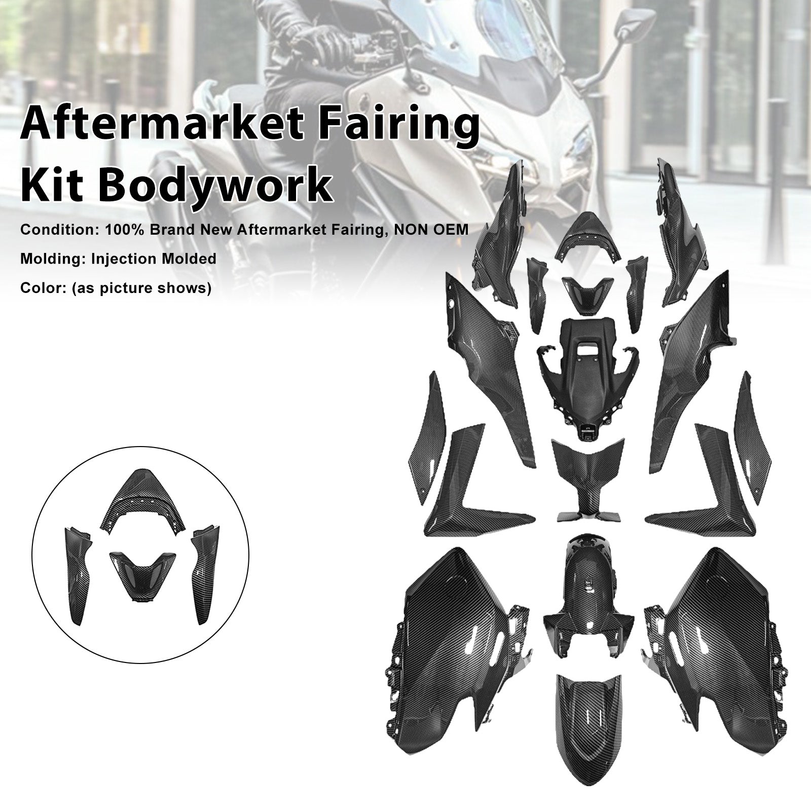 Amotopart 2025-2026 Yamaha TMAX560 Fairing Kit Collection