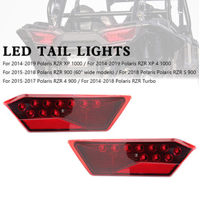 2412341 2412342 LED Tail Lights For Polaris RZR Turbo 1000 XP 900 S 2014-2019