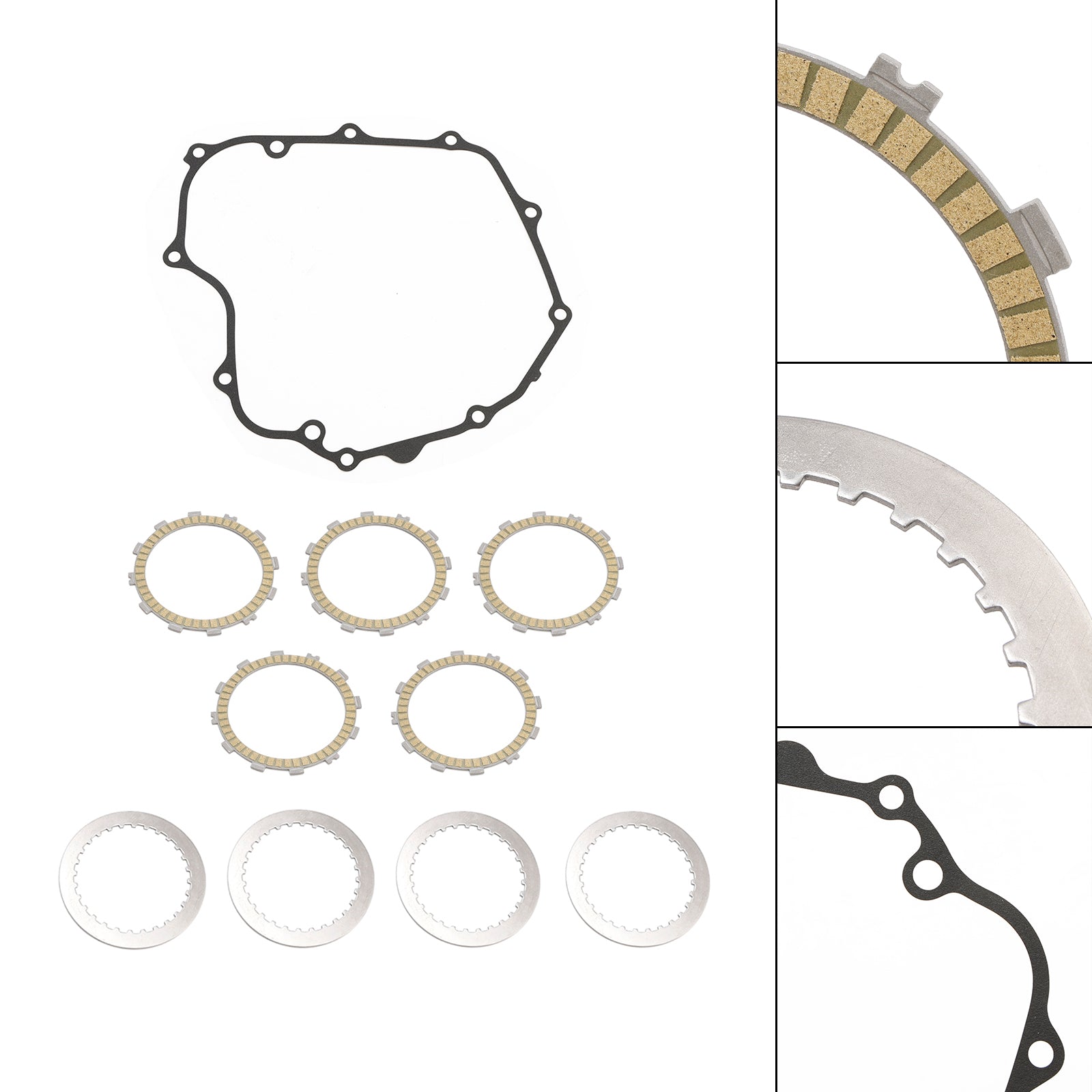 13-14 Kawasaki ER250 Z250 Ninja 250 Clutch Friction Plates And Gasket Kit