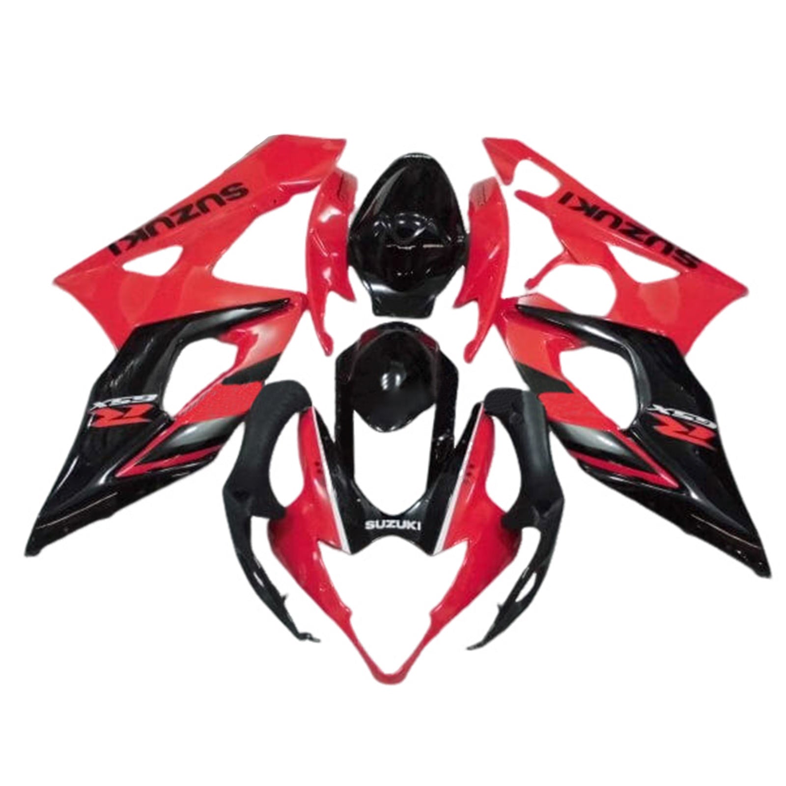 Amotopart 2005-2006 K5 GSXR1000 Suzuki Red&Black Style3 Fairing Kit