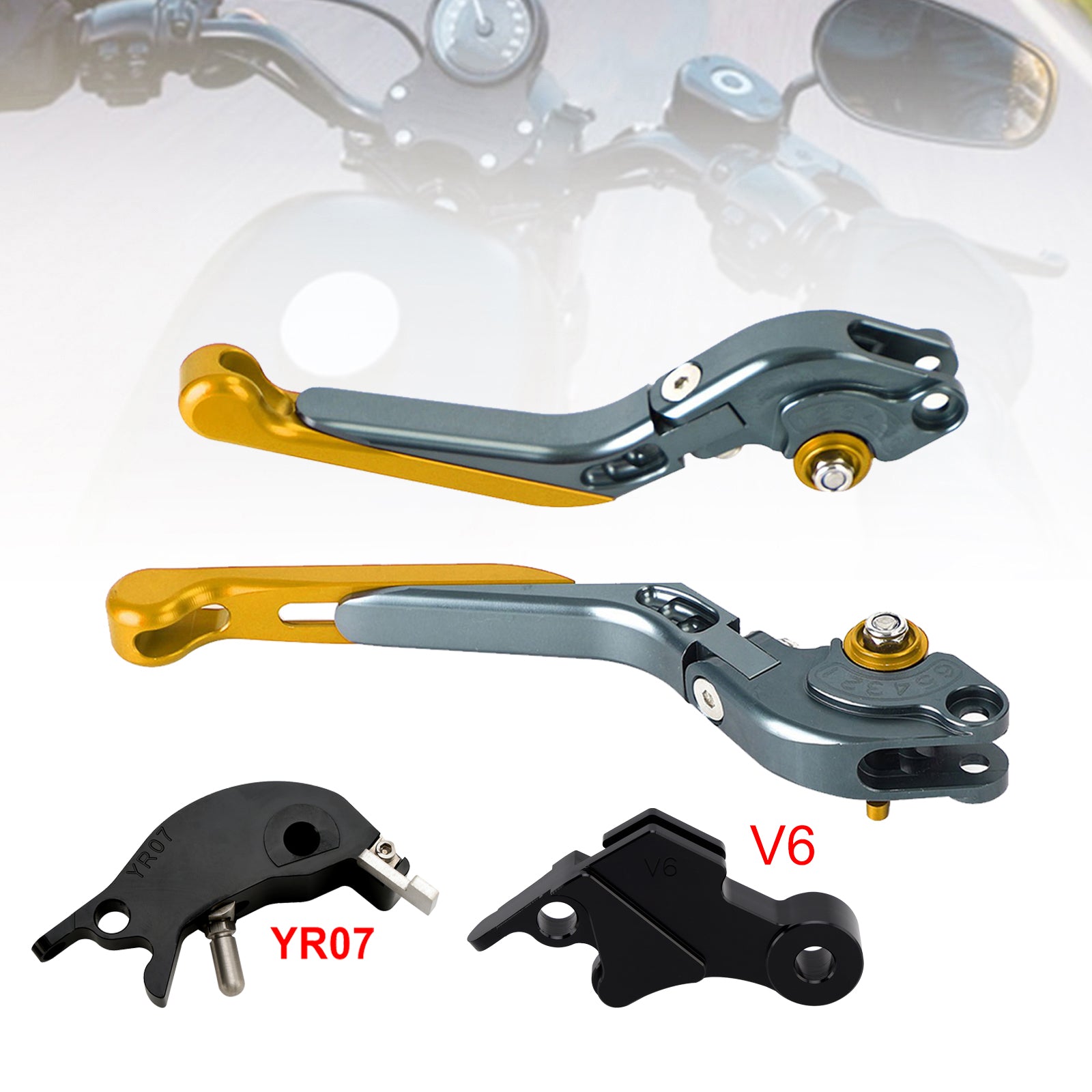 2024–2025 Yamaha XSR900 XSR900GP MT-09 verstellbarer Kupplungsbremshebel