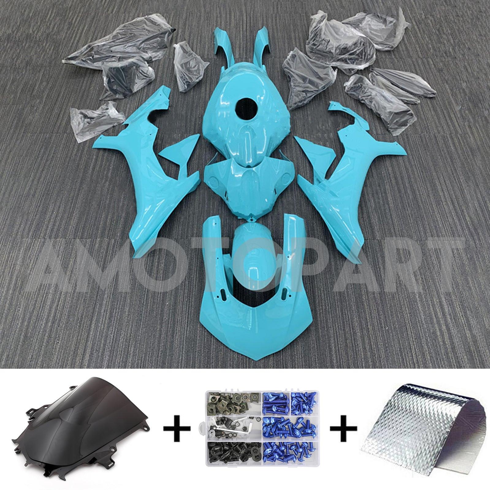 AMOTOPART YAMAHA YZF 1000 R1 2015-2019 ljusblå fairing kit