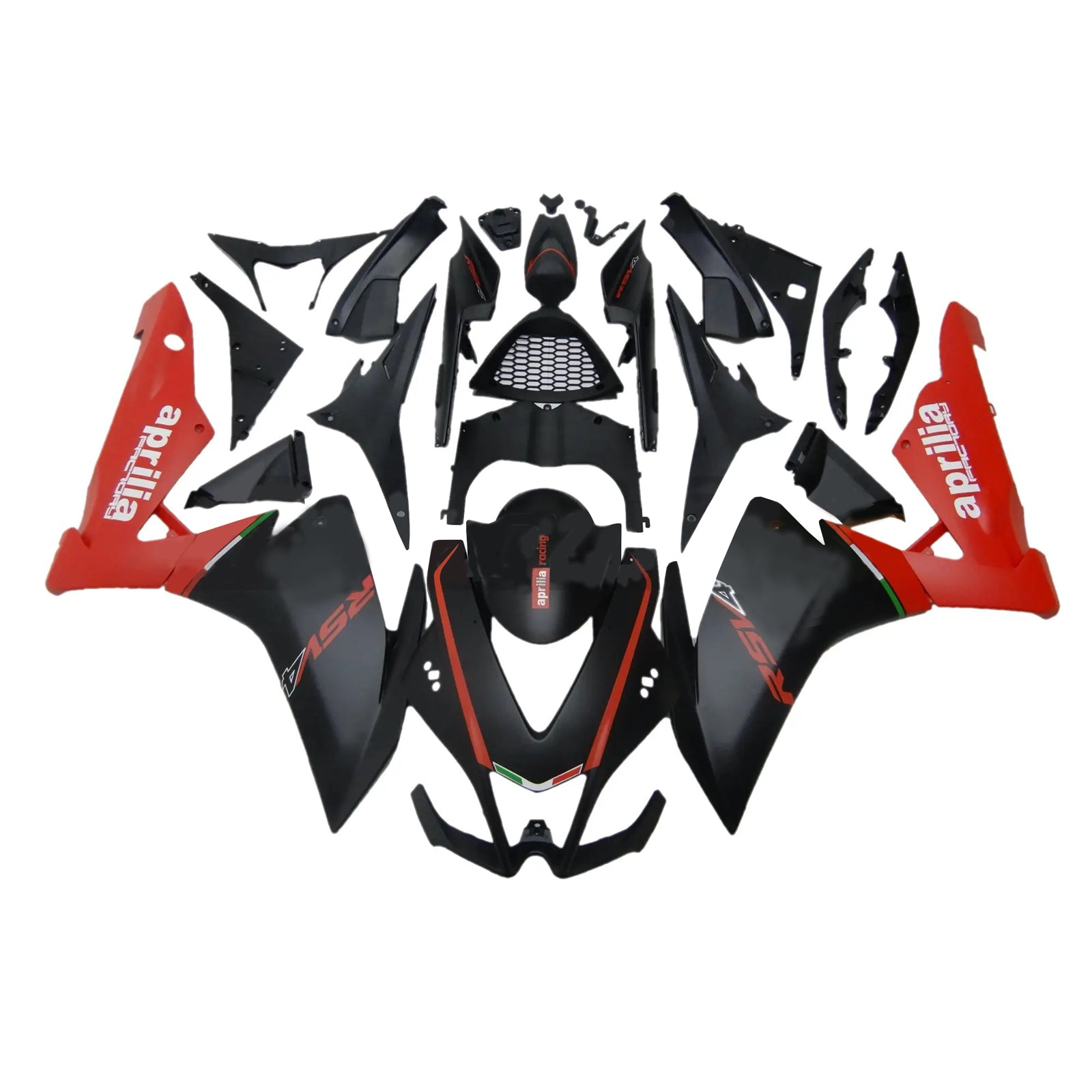 Amotopart 2009–2015 RSV4 1000 Aprilia Red&amp;Black Style2 Verkleidungsset