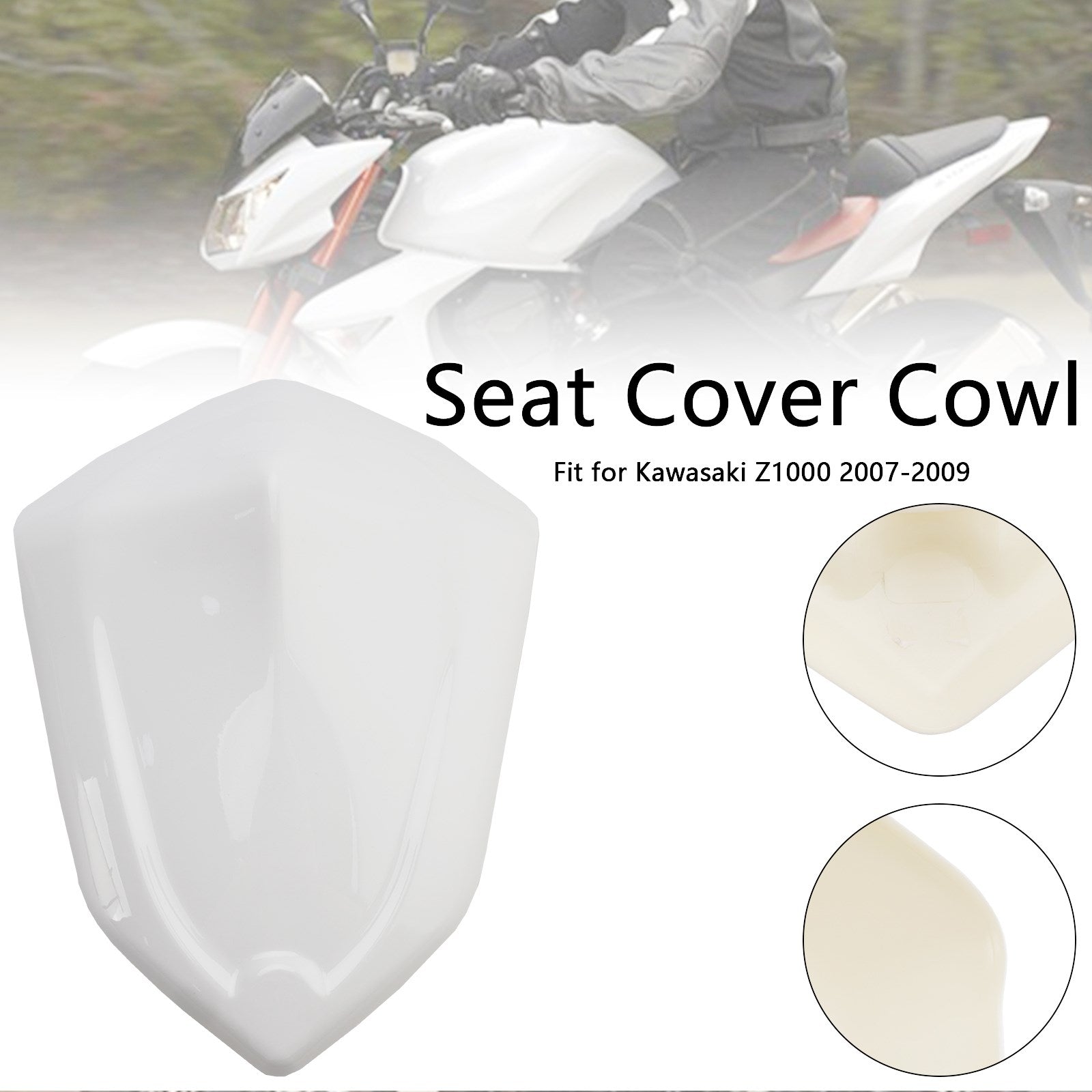 Cubierta de carenado para asiento trasero Kawasaki Z1000 07-09