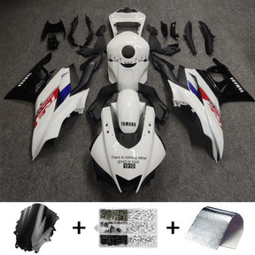 Amotopart 2019-2021 Kit carena Yamaha YZF-R3 R25 bianco nero