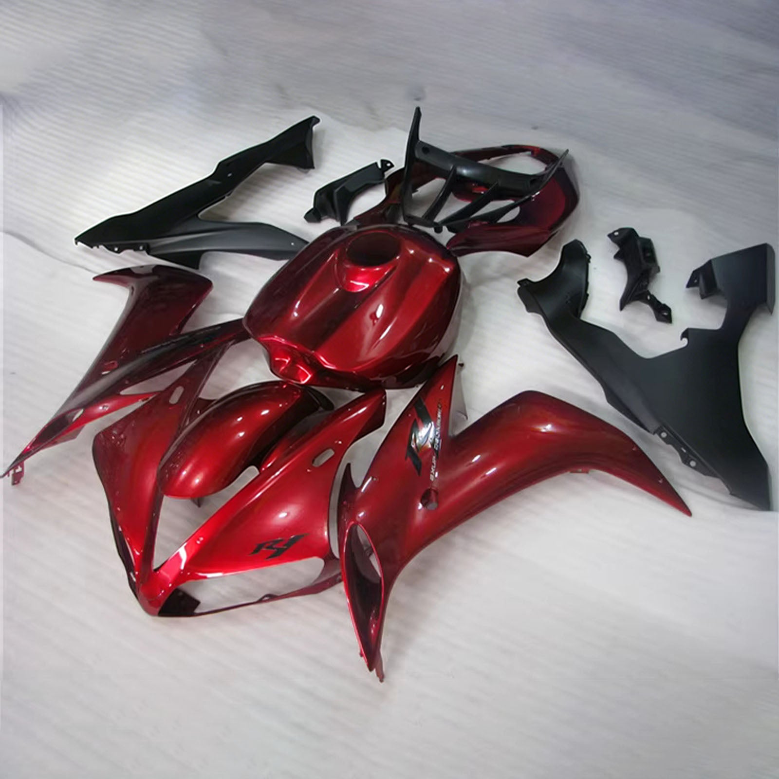 Amotopart 2004-2006 Yamaha YZF 1000 R1 Red Fairing Kit
