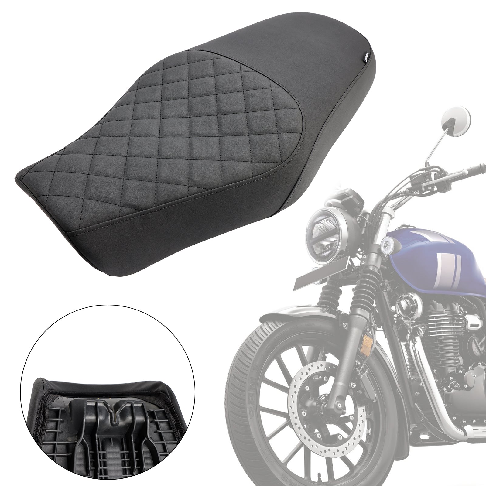 23-26 Honda Gb350 Gb 350 Rider Passenger Seat Front Rear Cushion Black