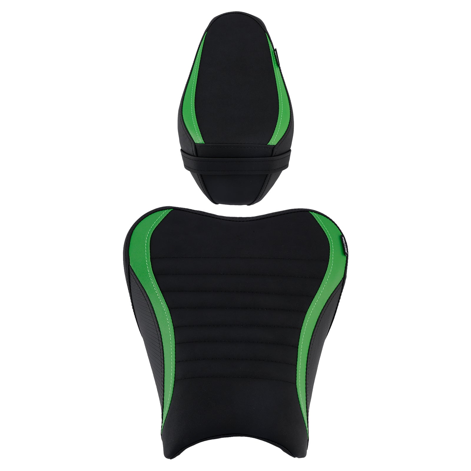 17-24 Kawasaki Ninja Z900 Asiento de pasajero con cojín completo, color negro