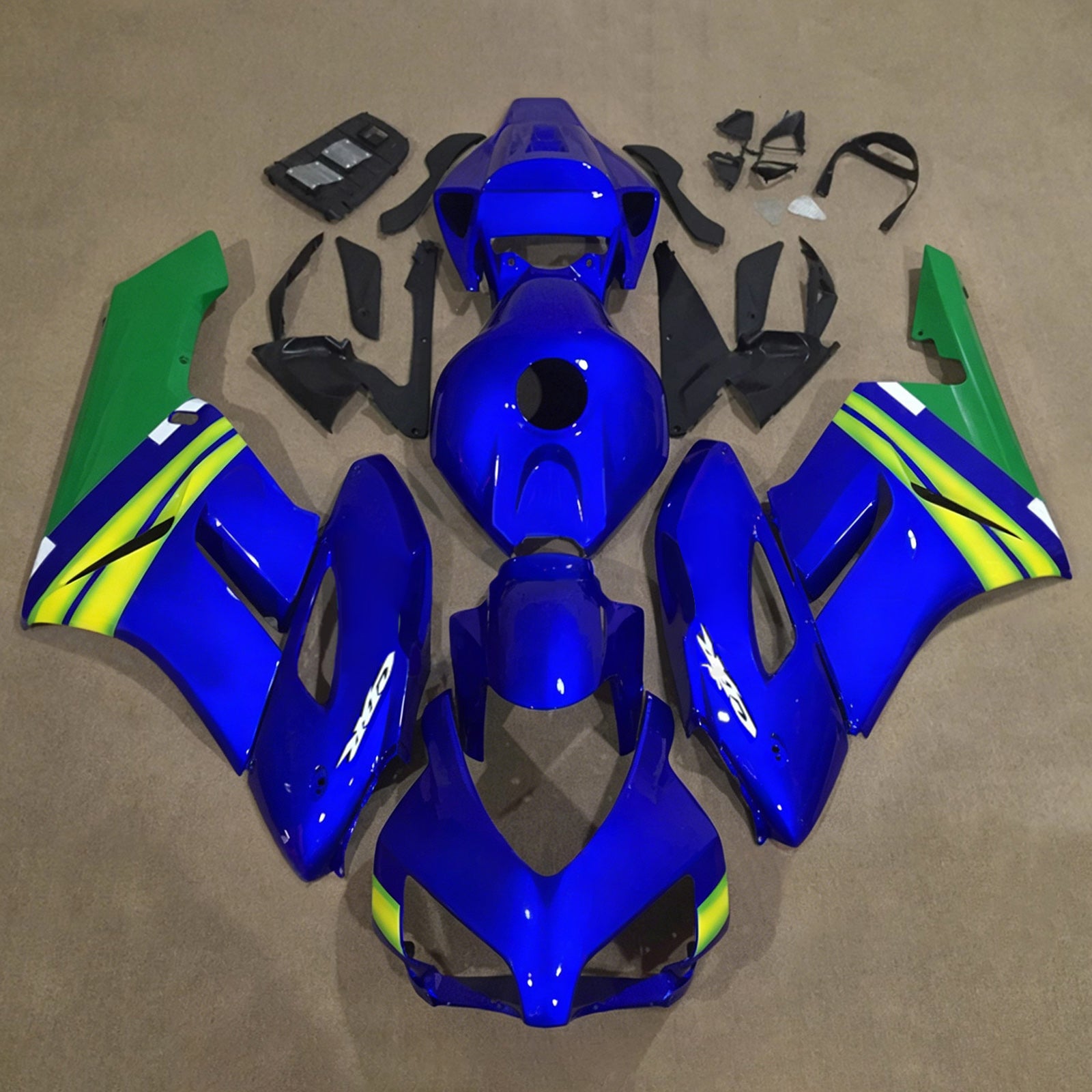 Amotopart 2004-2005 ホンダ CBR1000RR ブルーグリーン フェアリングキット