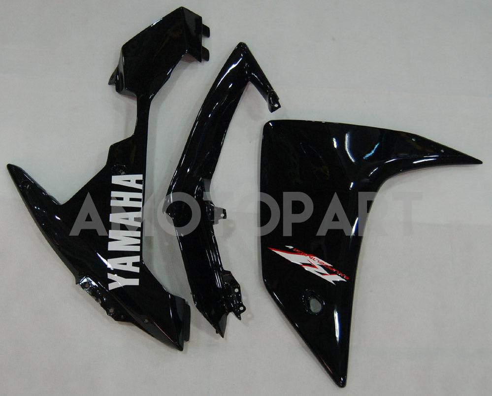 Amotopart 2007-2008 Yamaha YZF 1000 R1 Gloss Black Fairing Kit