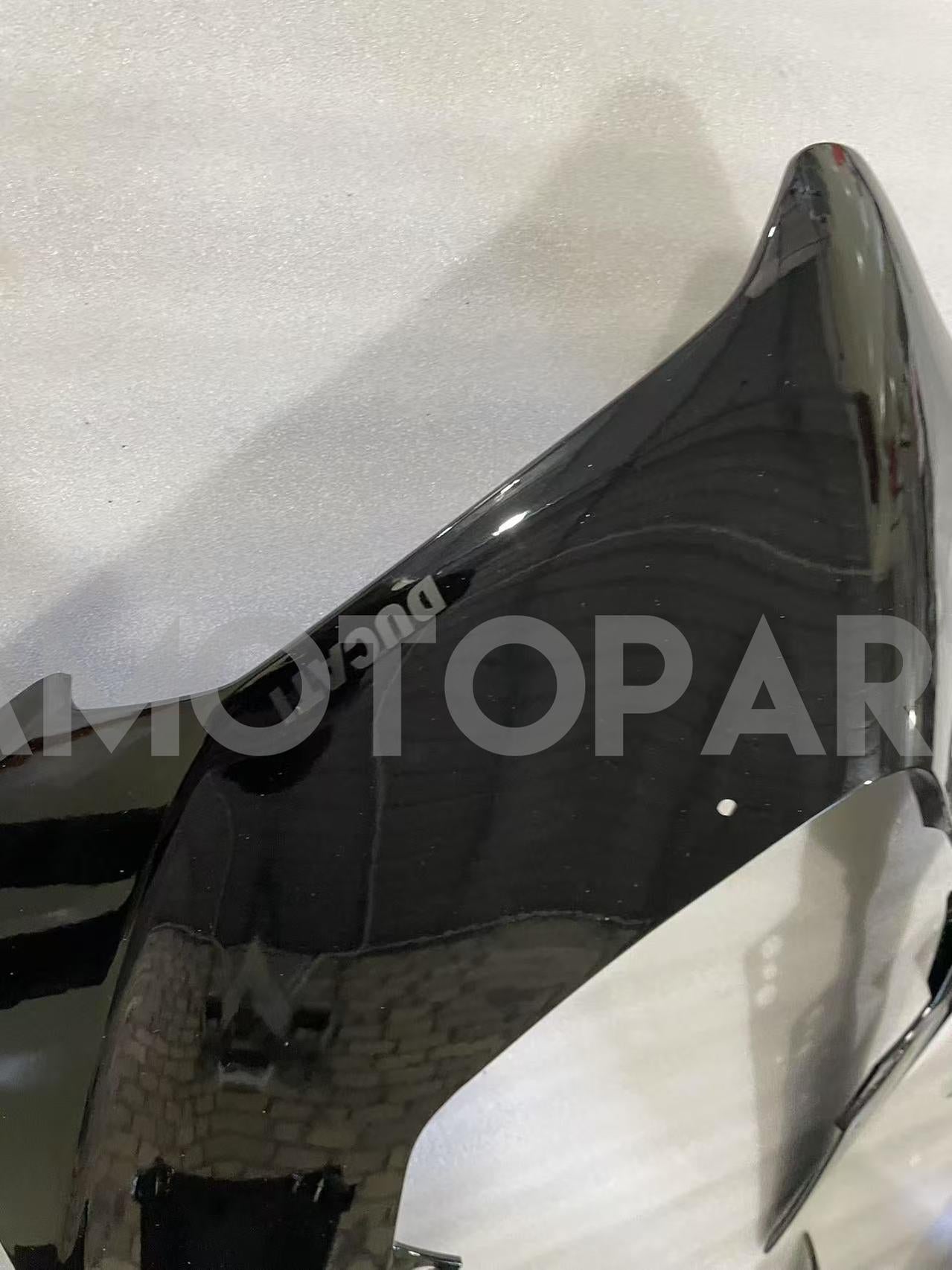 Amotopart Ducati 22-24 Panigale V4 V4S Glossy Black Fairing Kit