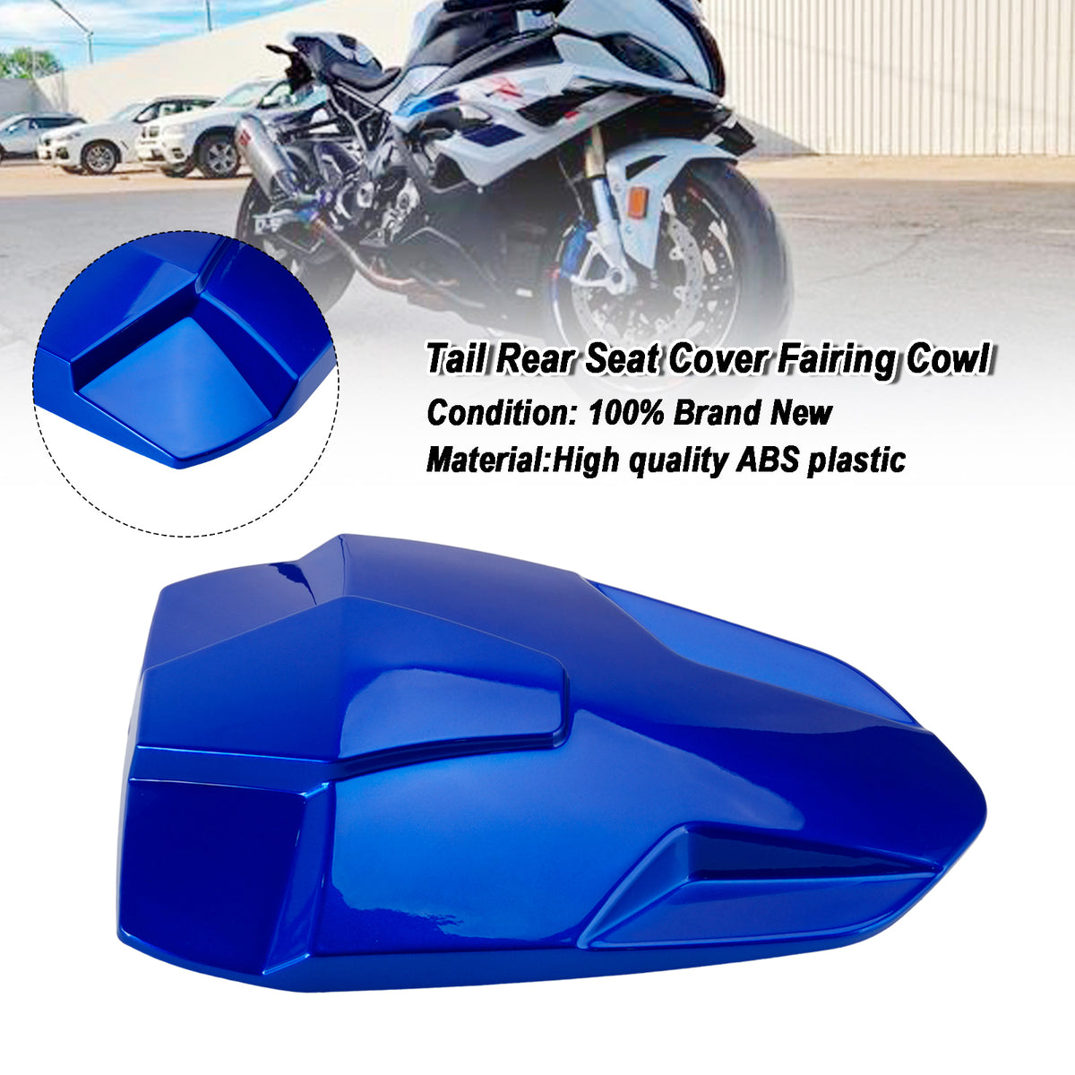 2023-2026 BMW S1000RR Rear Seat Cover Passenger Fairing Cowl