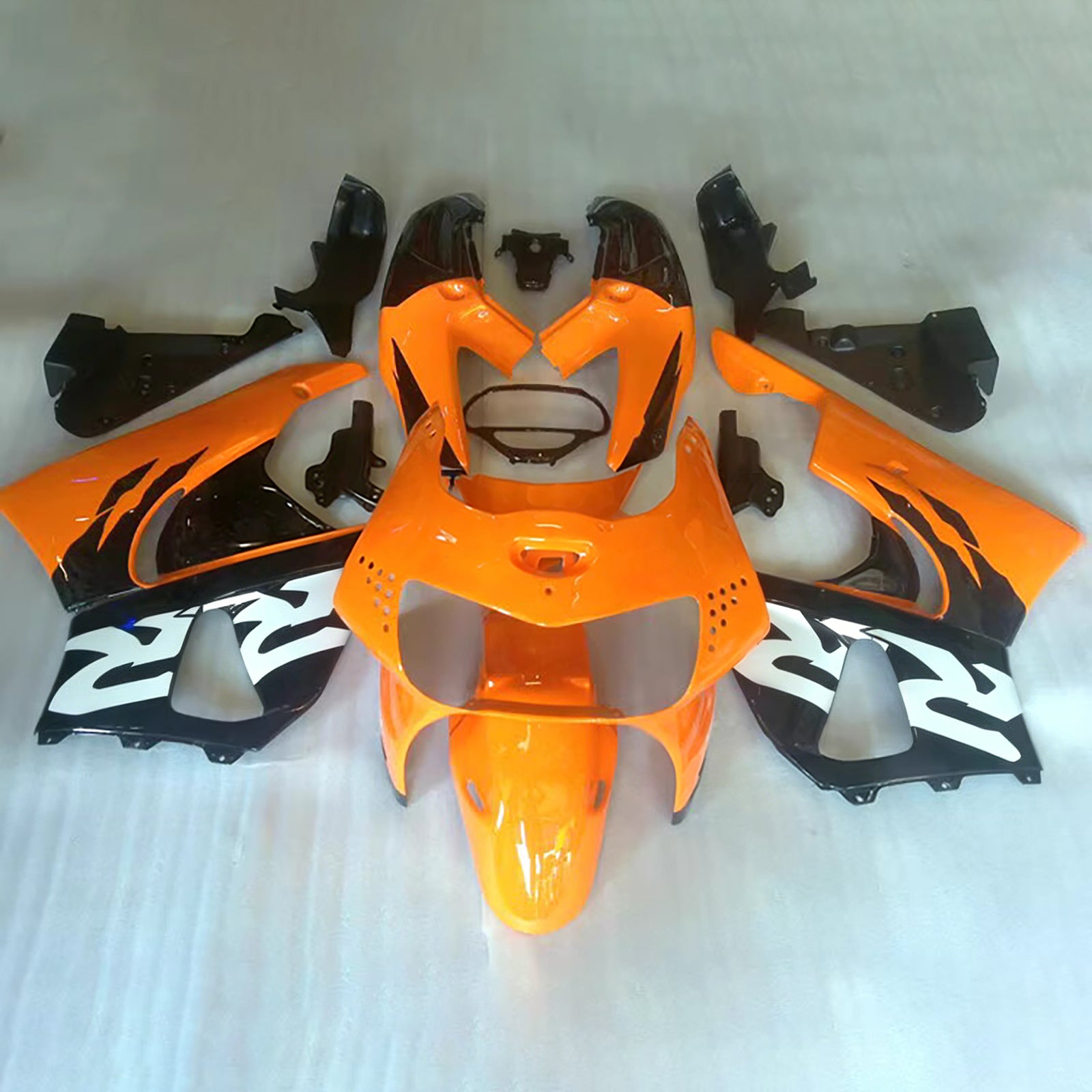 Amotopart 1998-1999 Honda CBR900RR 919 Black/Orange Fairing Kit