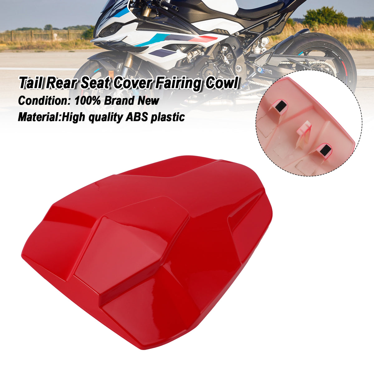 2023-2026 BMW S1000RR Rear Seat Cover Passenger Fairing Cowl