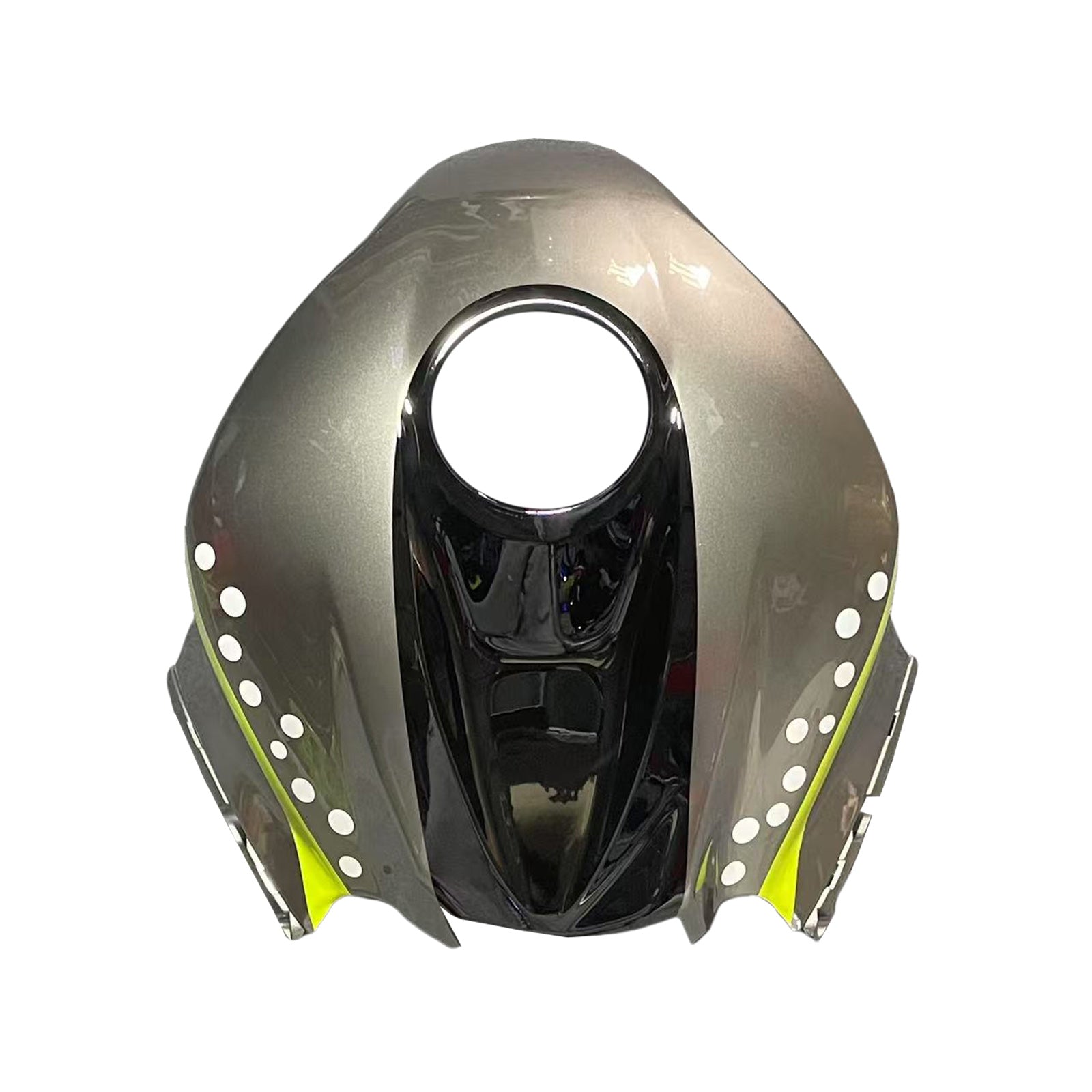 Amotopart 2007-2008 Honda CBR600RR Fluoreszenzgelbgrün mit Haifischzähneverkleidungskit