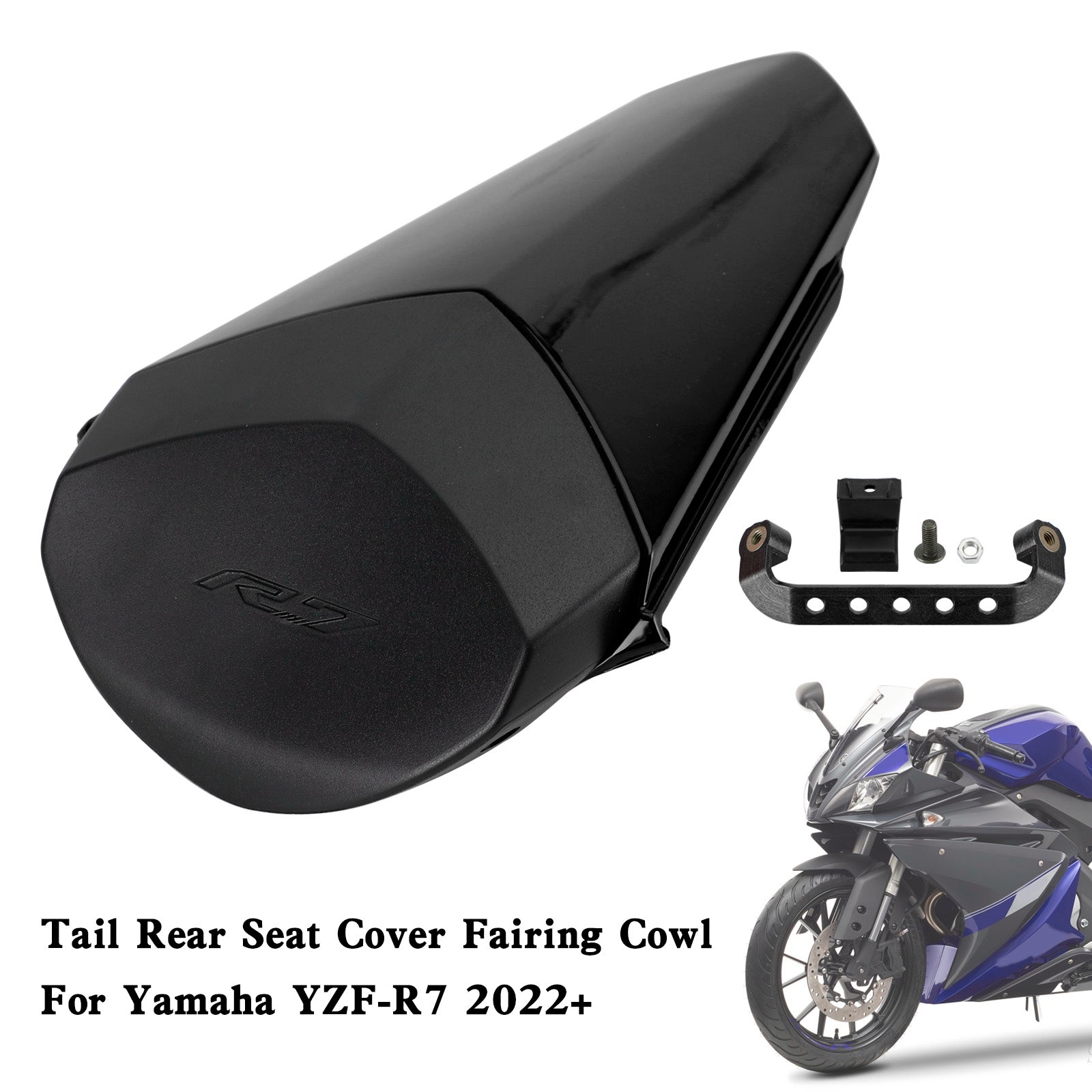 22-23 YAMAHA YZF R7 Tail Rear Seat Cover Fairing Cowl