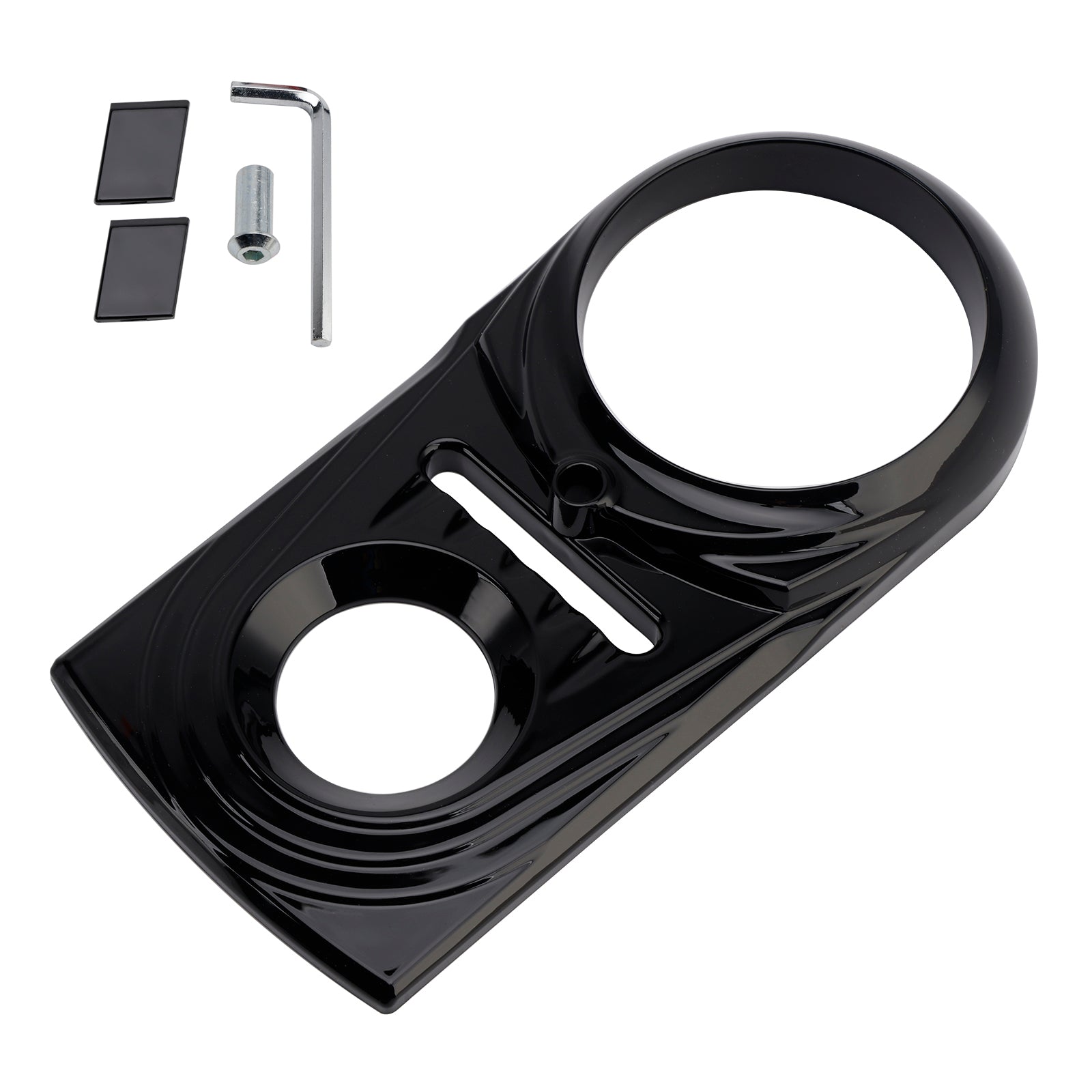 Softail FLSTC FXST Street Glide Gas Tank Dash Panel Insert Cover