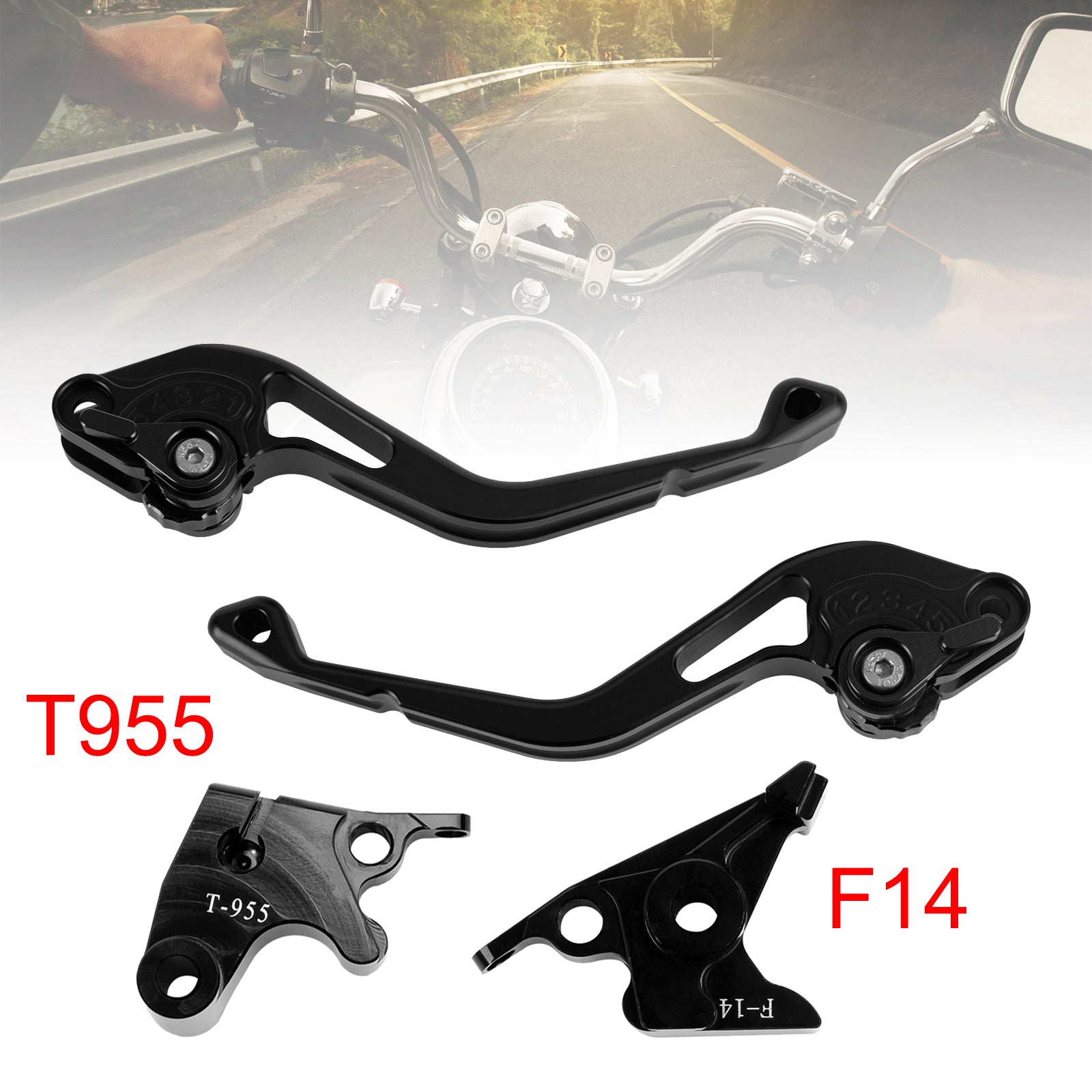 DAYTONA 955i SPRINT ST TT600 Sort NY kortkoblingsbremsegreb