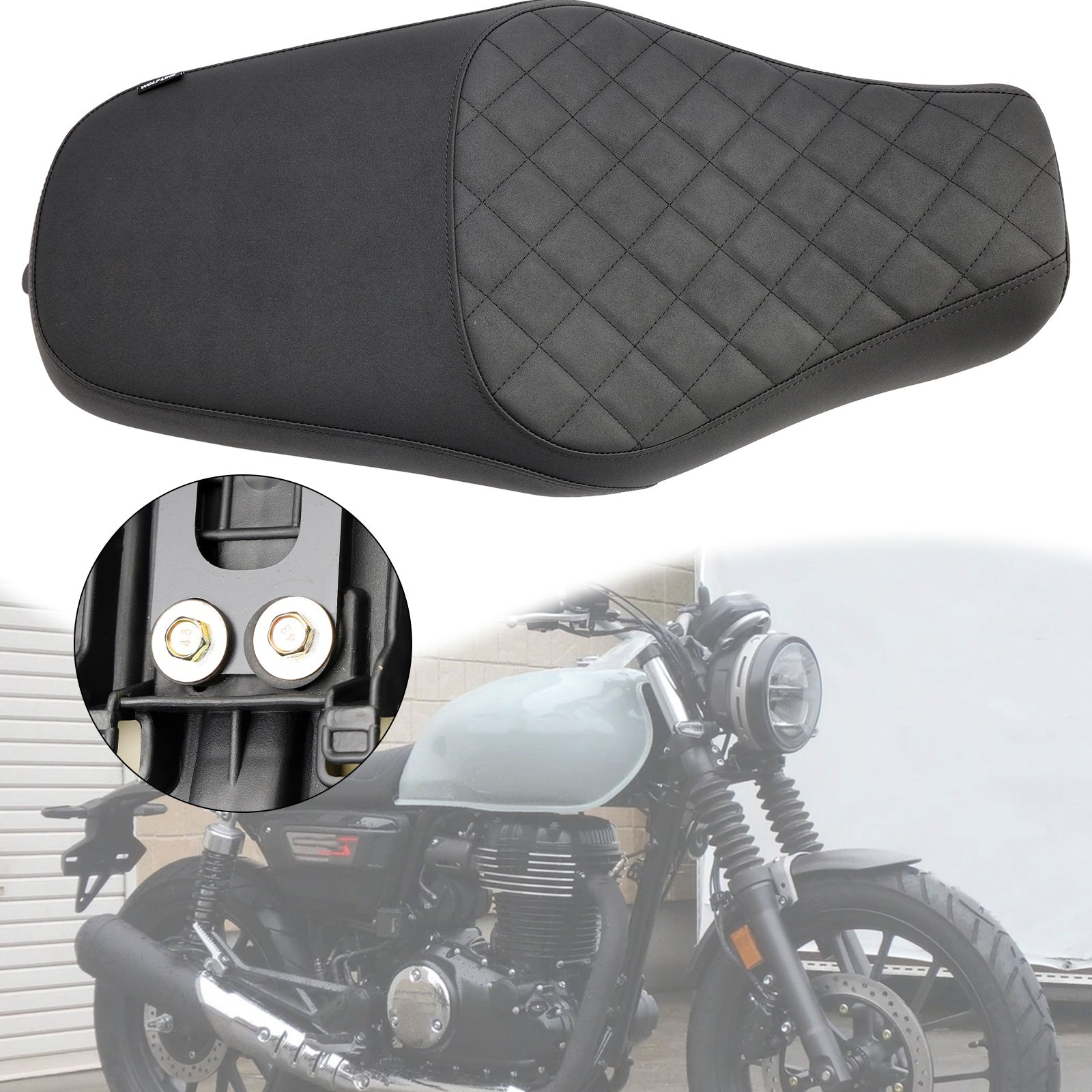 23-26 Honda Gb350 Gb 350 Rider Passenger Seat Front Rear Cushion Black
