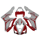 Amotopart 2006-2008 Triumph Daytona 675 Red&White Style2 Fairing Kit