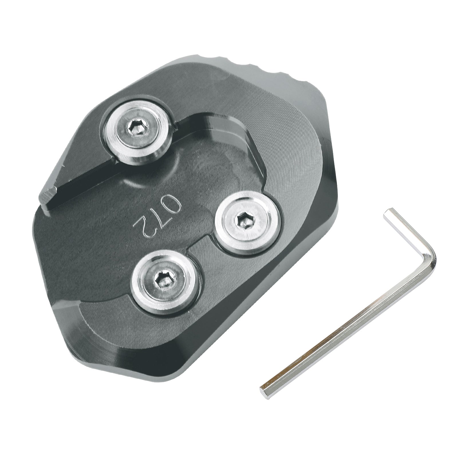 2018-19 HONDA CB1000R  Side Stand Extension Kickstand Enlarger Plate Titanium