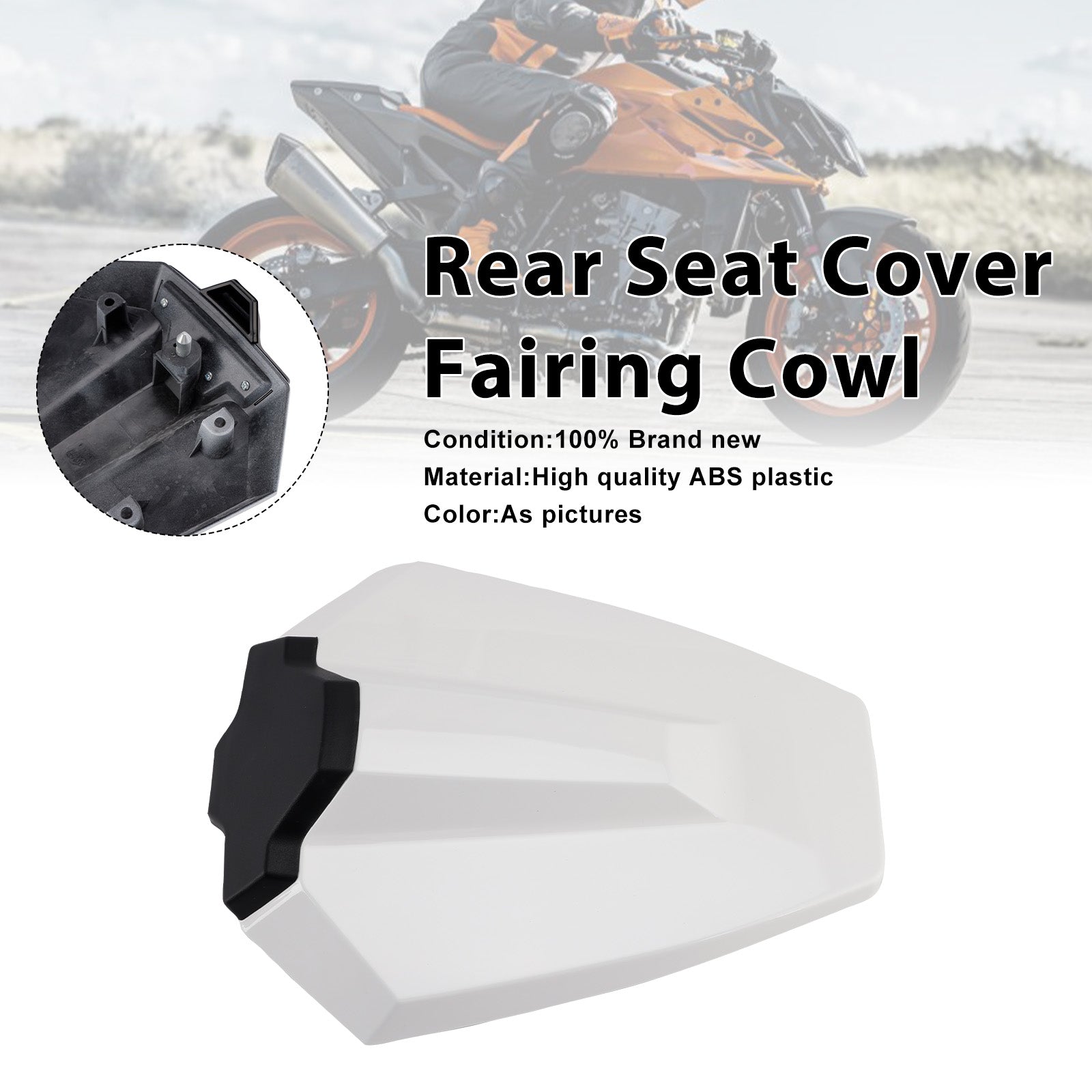2024-2025 Duke 990 Rear Pillion Seat Cover Fairing Cowl