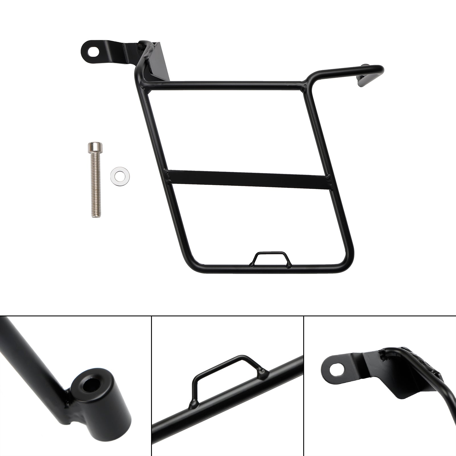 Luggage Rack Side Saddle Bag Mount Bracket Left For Honda Ct125 Hunter Cub Trail