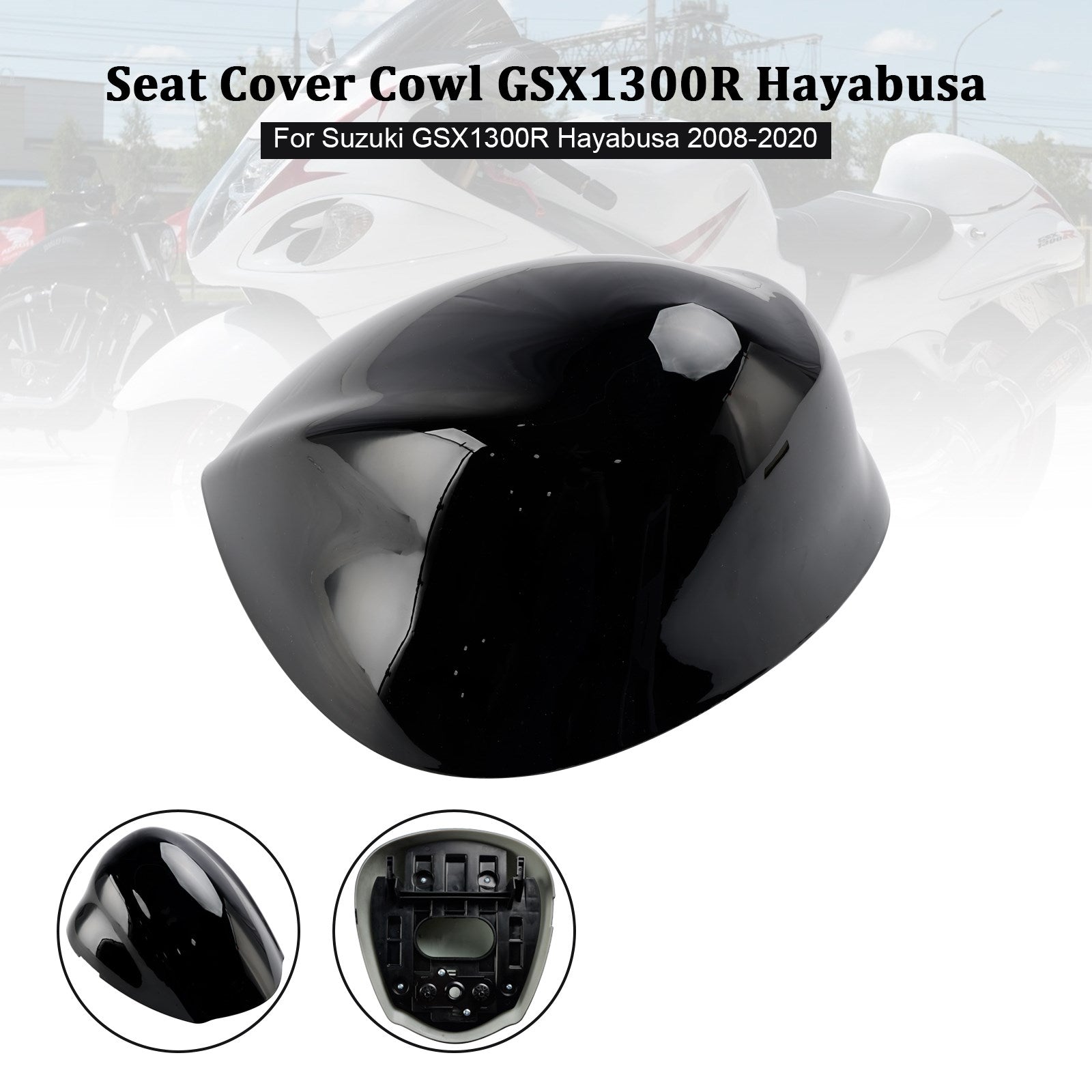 08-20 Suzuki GSX1300R GSX-R1300 Hayabusa Rear Seat Fairing Cover