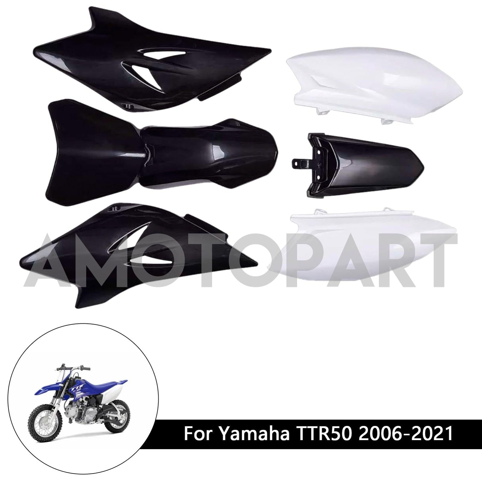 2006-2021 Yamaha TTR50  Body Plastic Kit Front Rear Fender Fairing