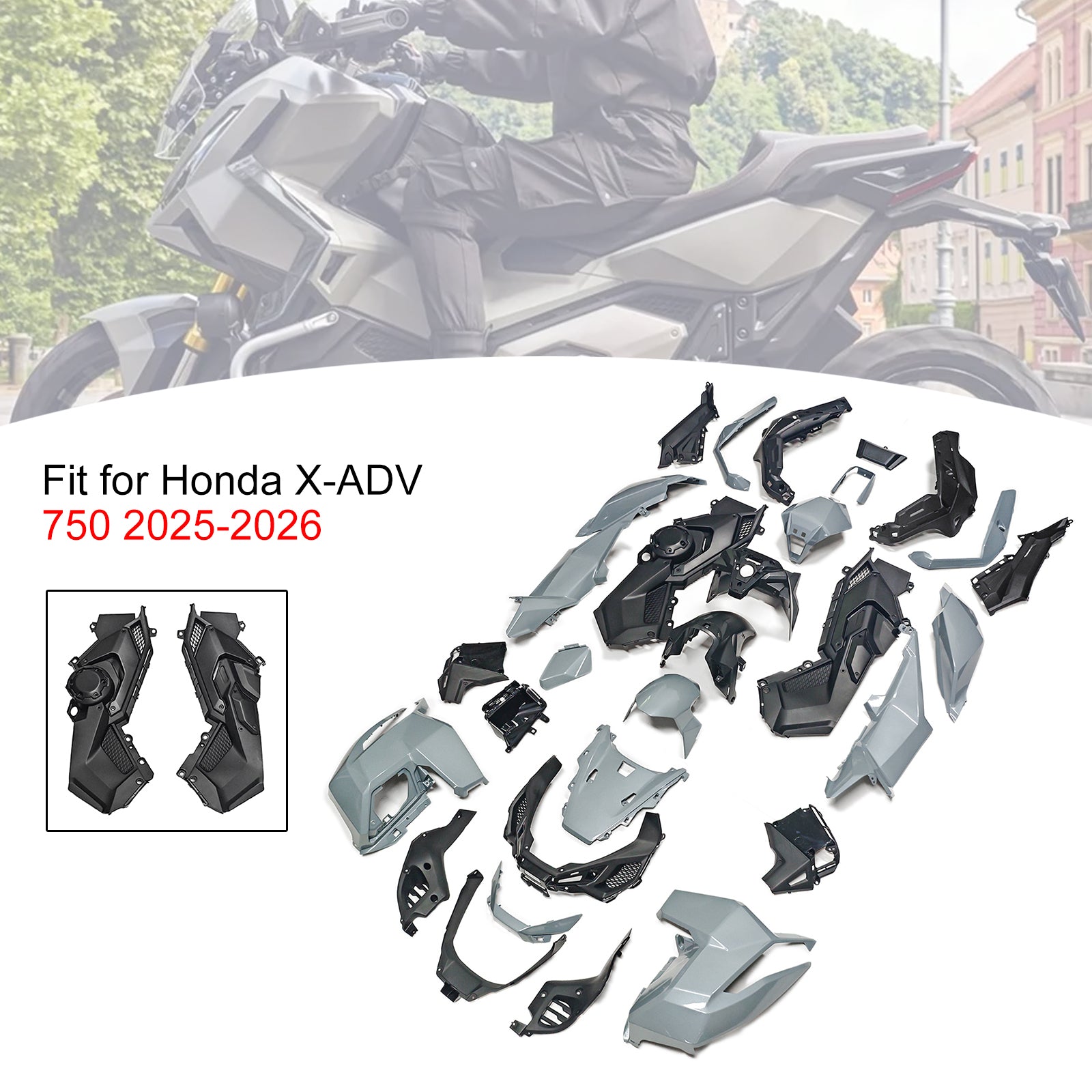 Amotopart 2025-2026 Honda X-ADV 750 Collection de kits de carénage