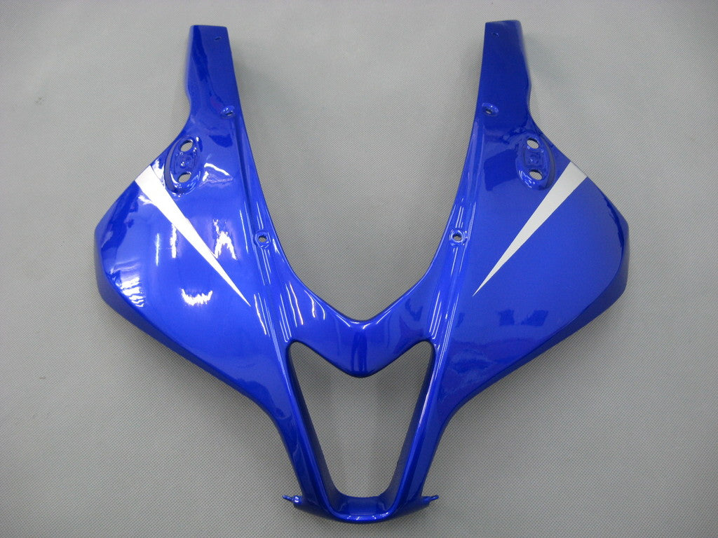 Amotopart 2007-2008 Honda CBR600RR Kit de carenado azul y plateado