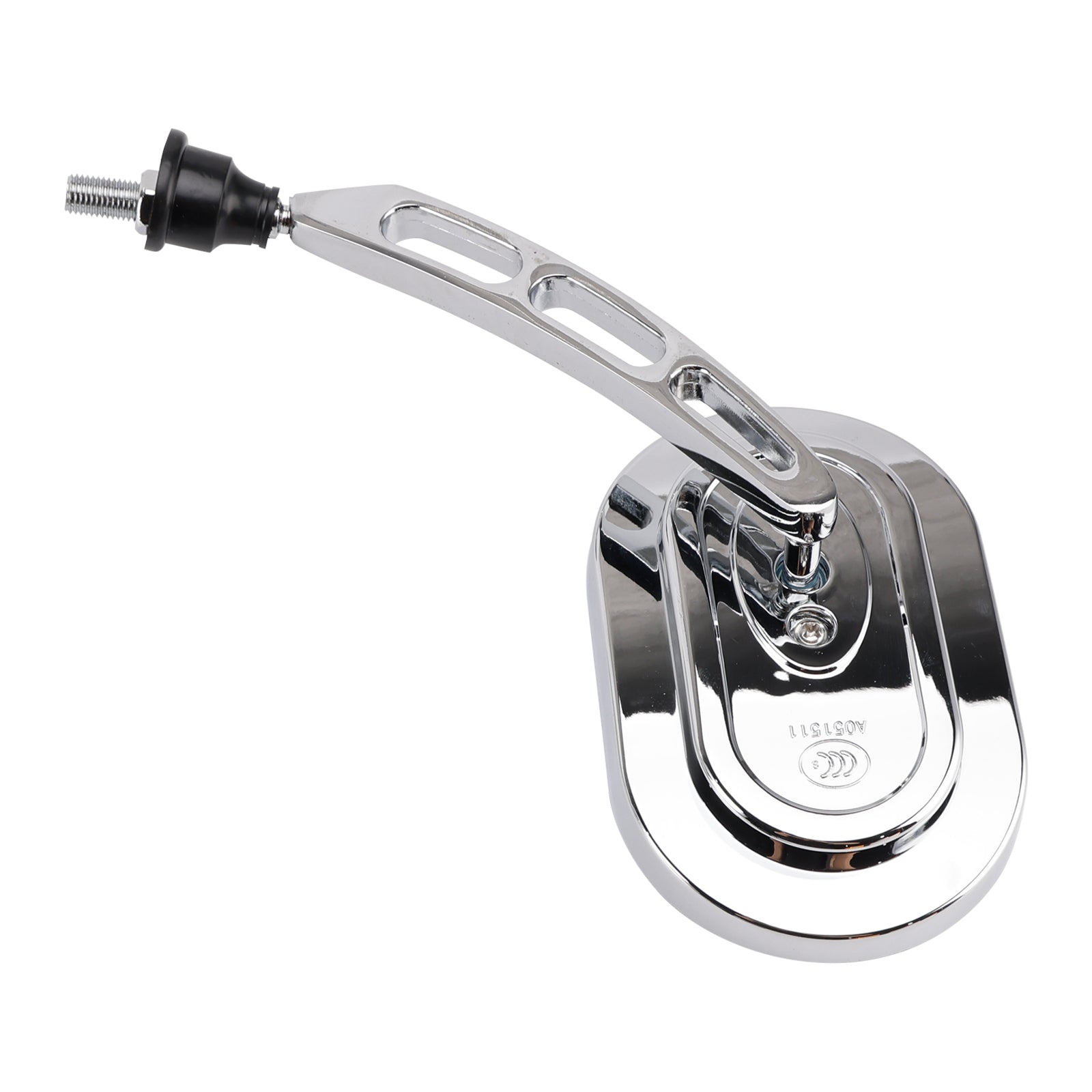 M10 Metric Motorbike Motorcycle Chrome Rearview Mirrors Compatible
