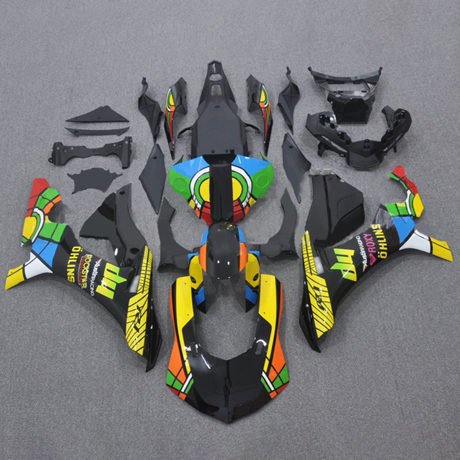 Kit Carenado Amotopart Yamaha YZF 1000 R1 2015-2019 Multicolor