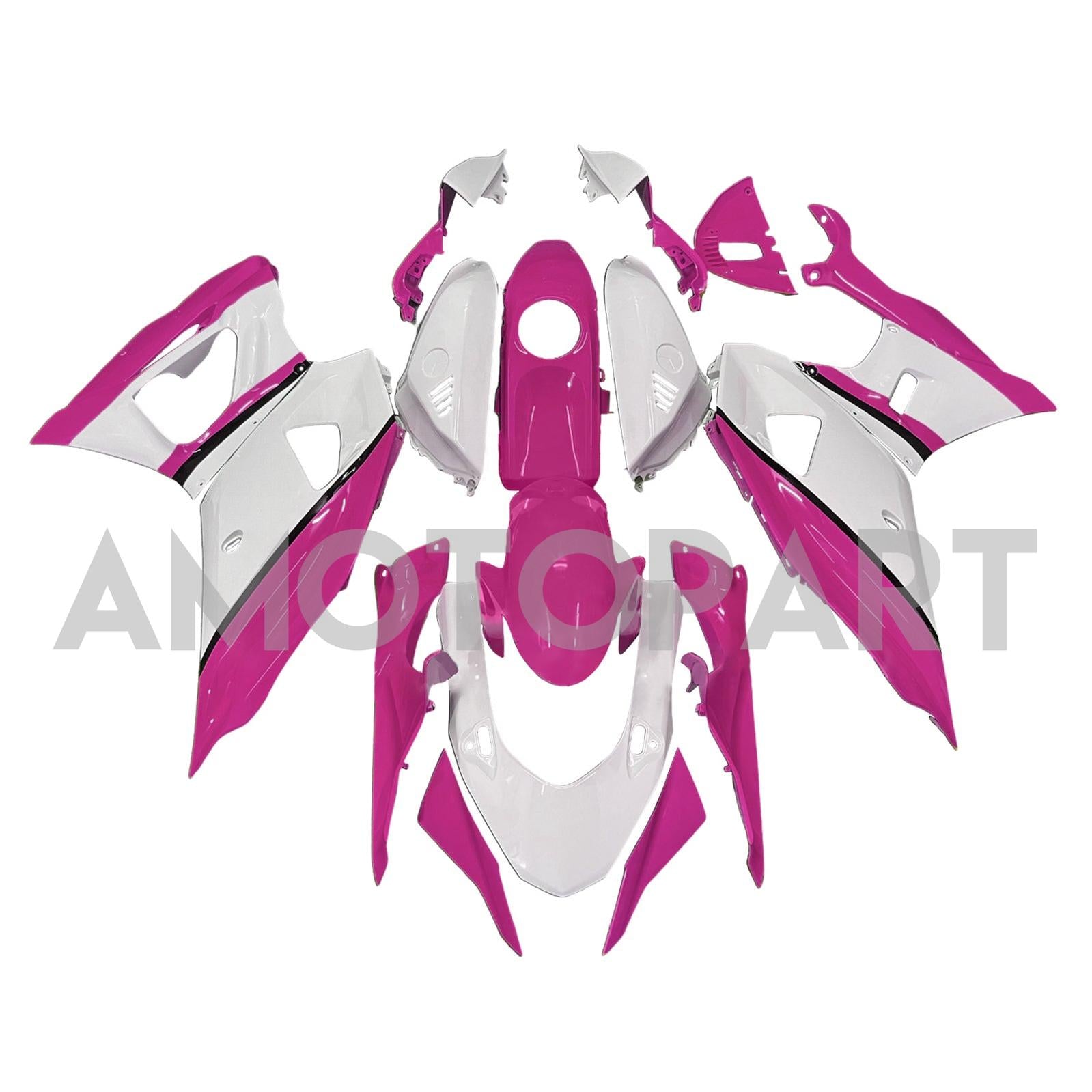 Amotopart 2021-2025 Yamaha YZF-R7 Pink Purple White Fairing Kit