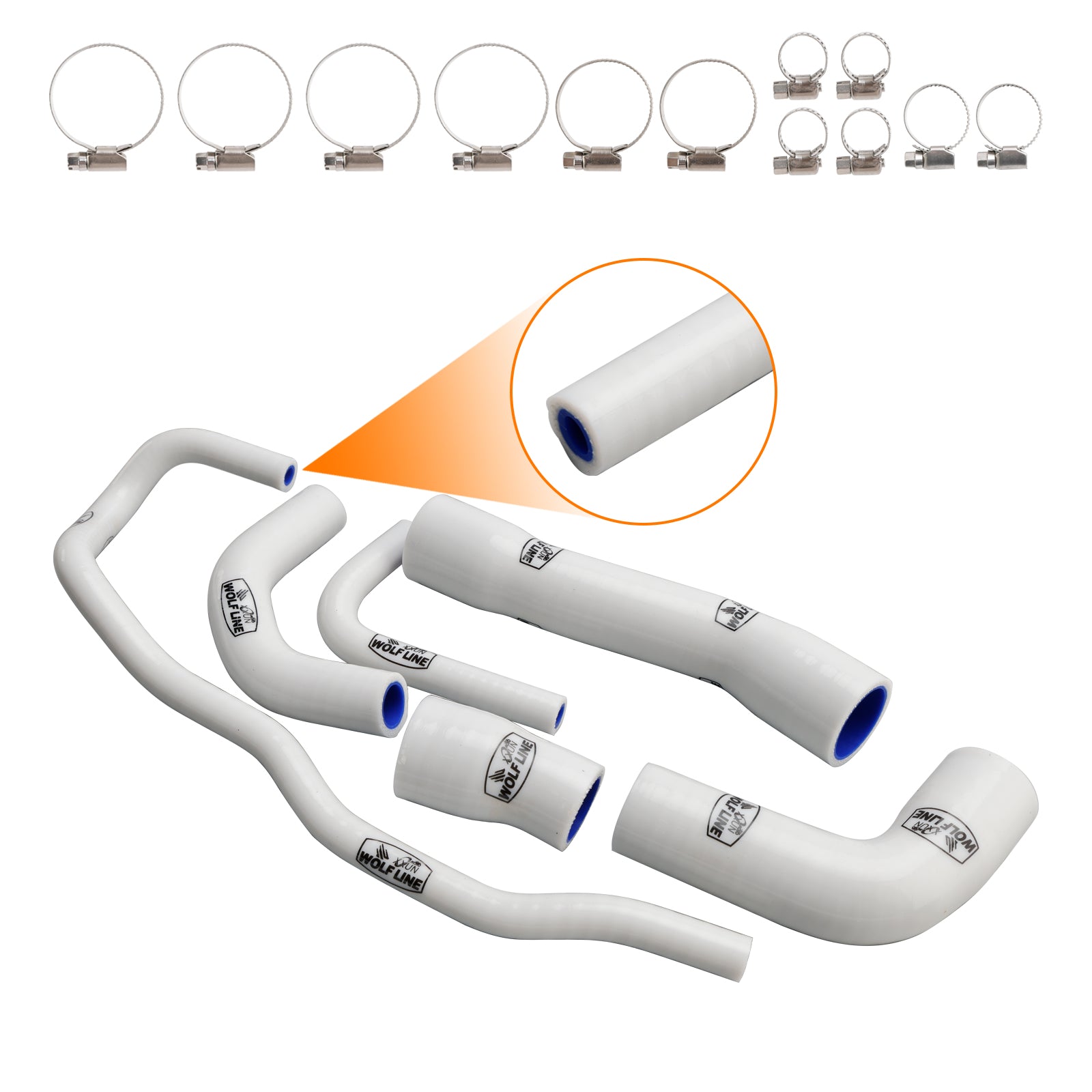 2021-2024 BMW S1000XR Silicone Radiator coolant Hose kit