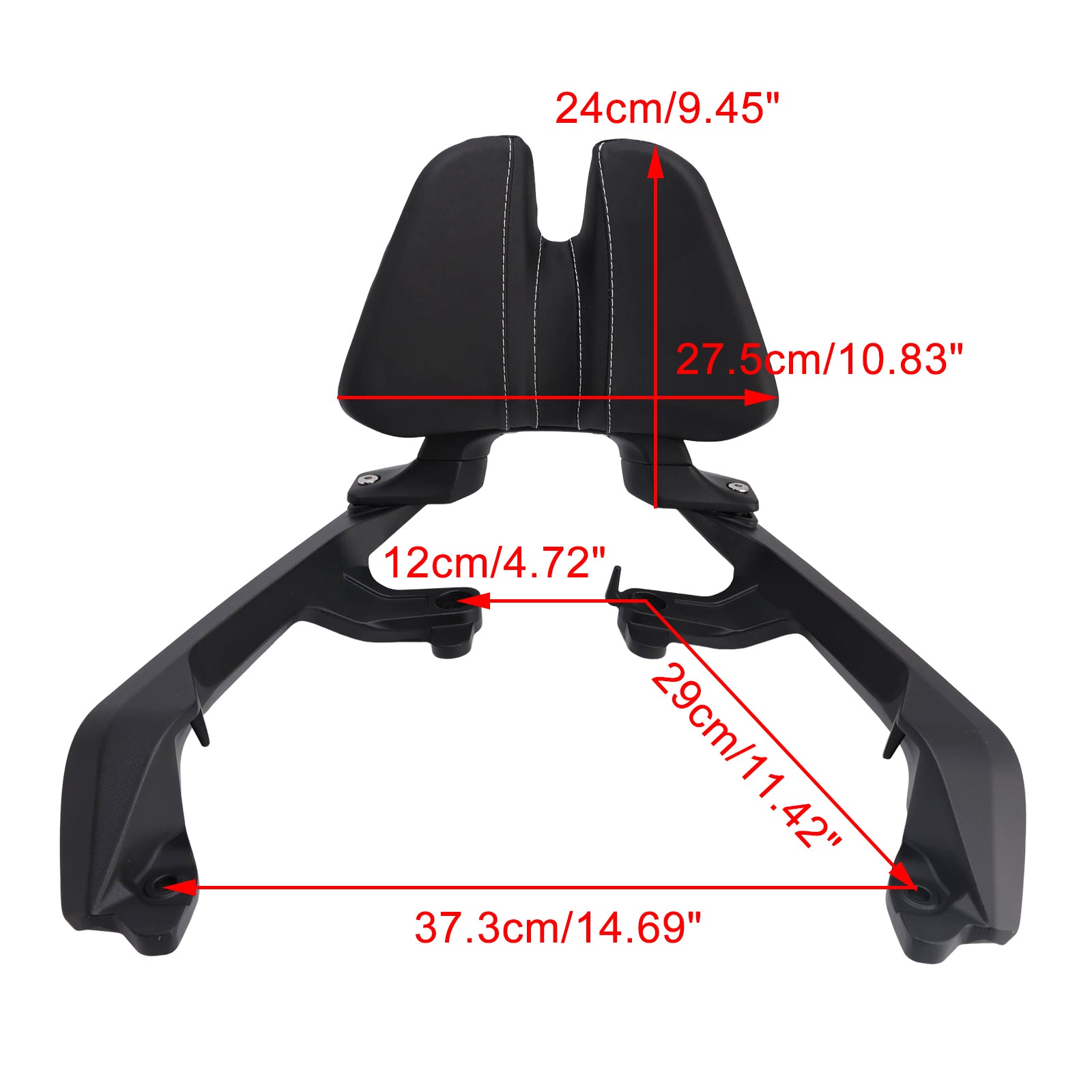 2021-2024 Honda X-ADV 750 Passenger Sissy Bar Backrest