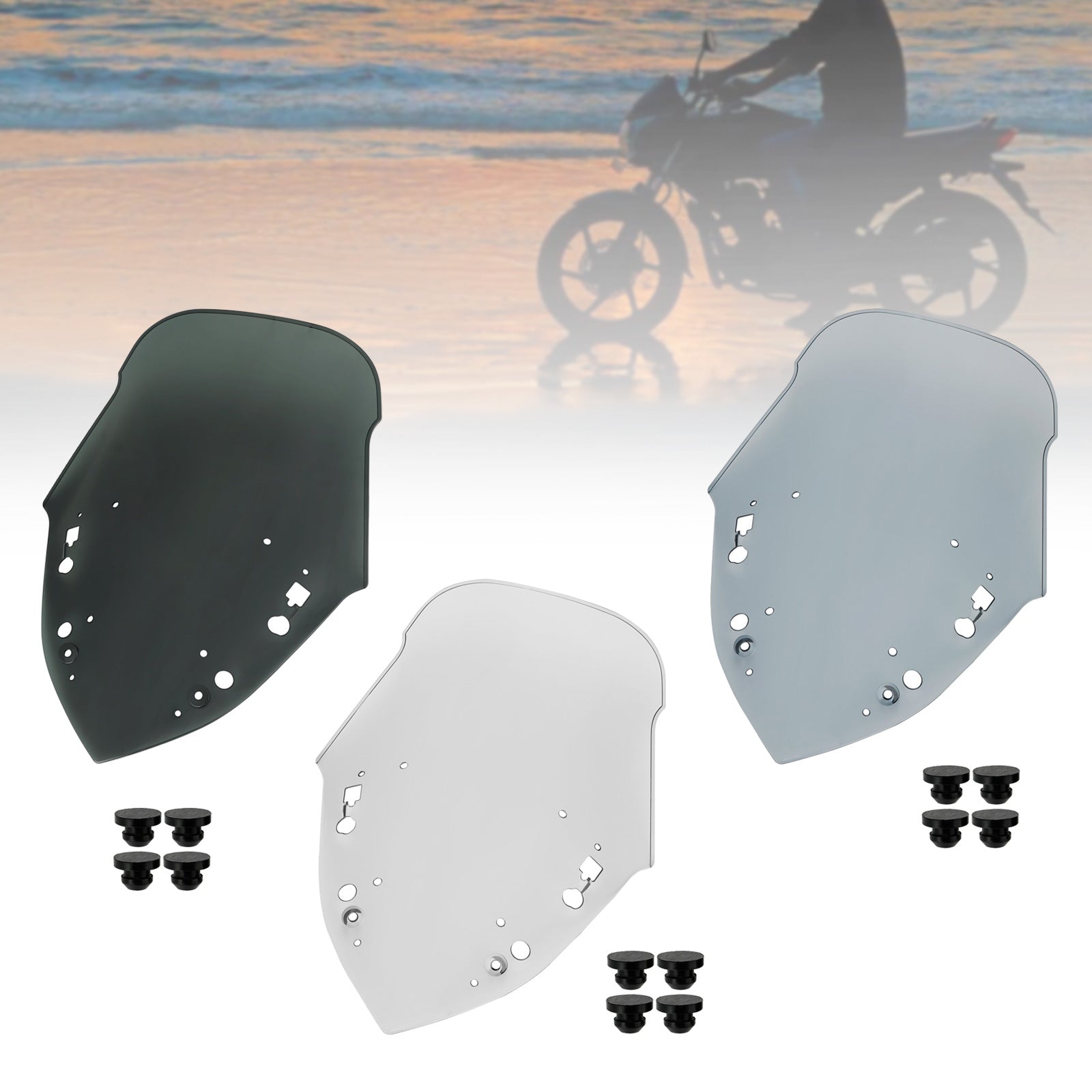 17-22 Yamaha X-MAX 300 ABS Motorcycle Windshield WindScreen