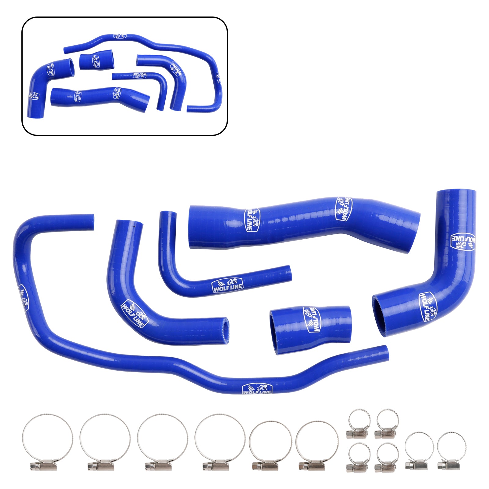 2021-2024 BMW S1000XR Silicone Radiator coolant Hose kit