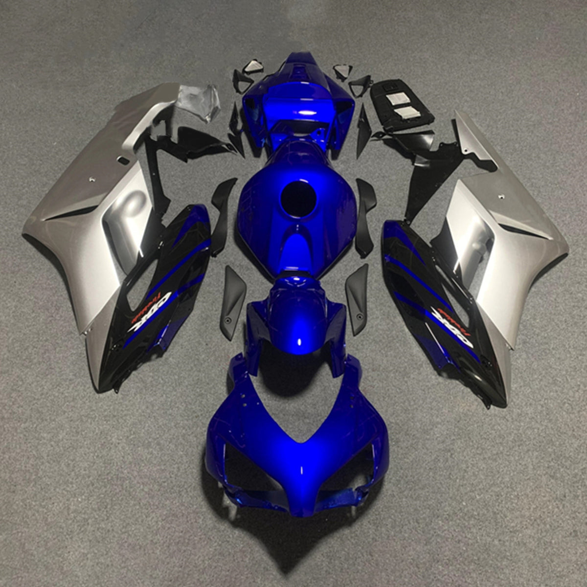 Amotopart 2004-2005 ホンダ CBR1000RR ブルー&シルバー フェアリングキット