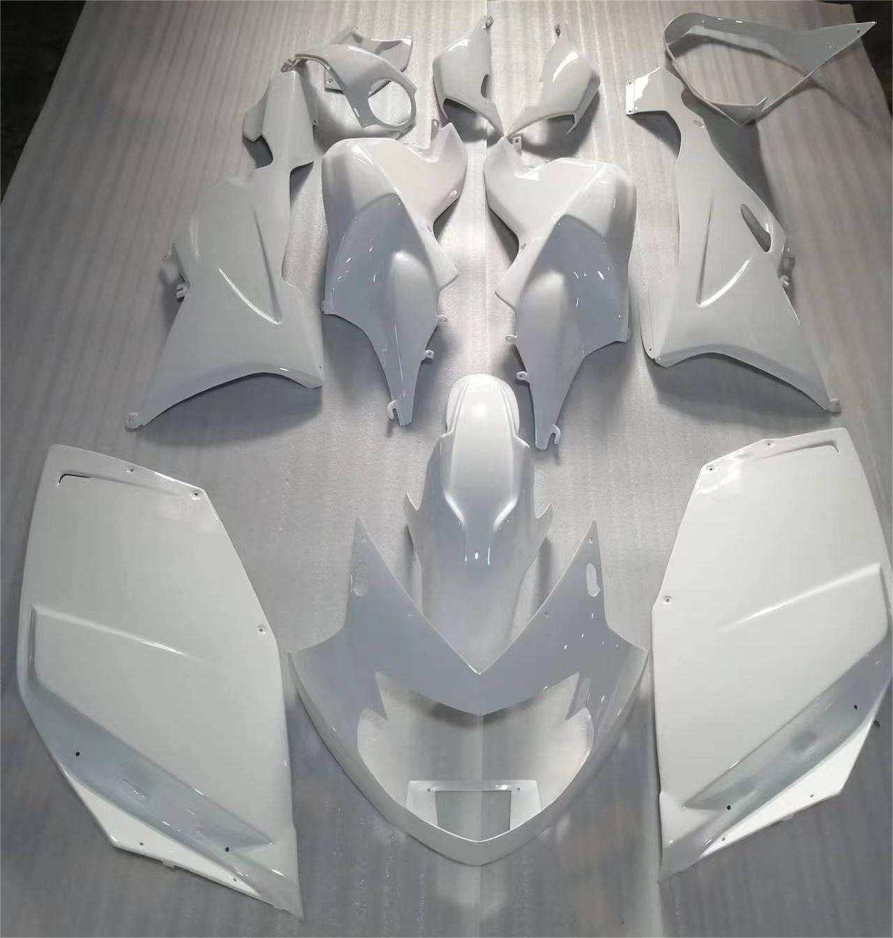 Amotopart BMW 2005-2010 K1200S White Fairing Kit