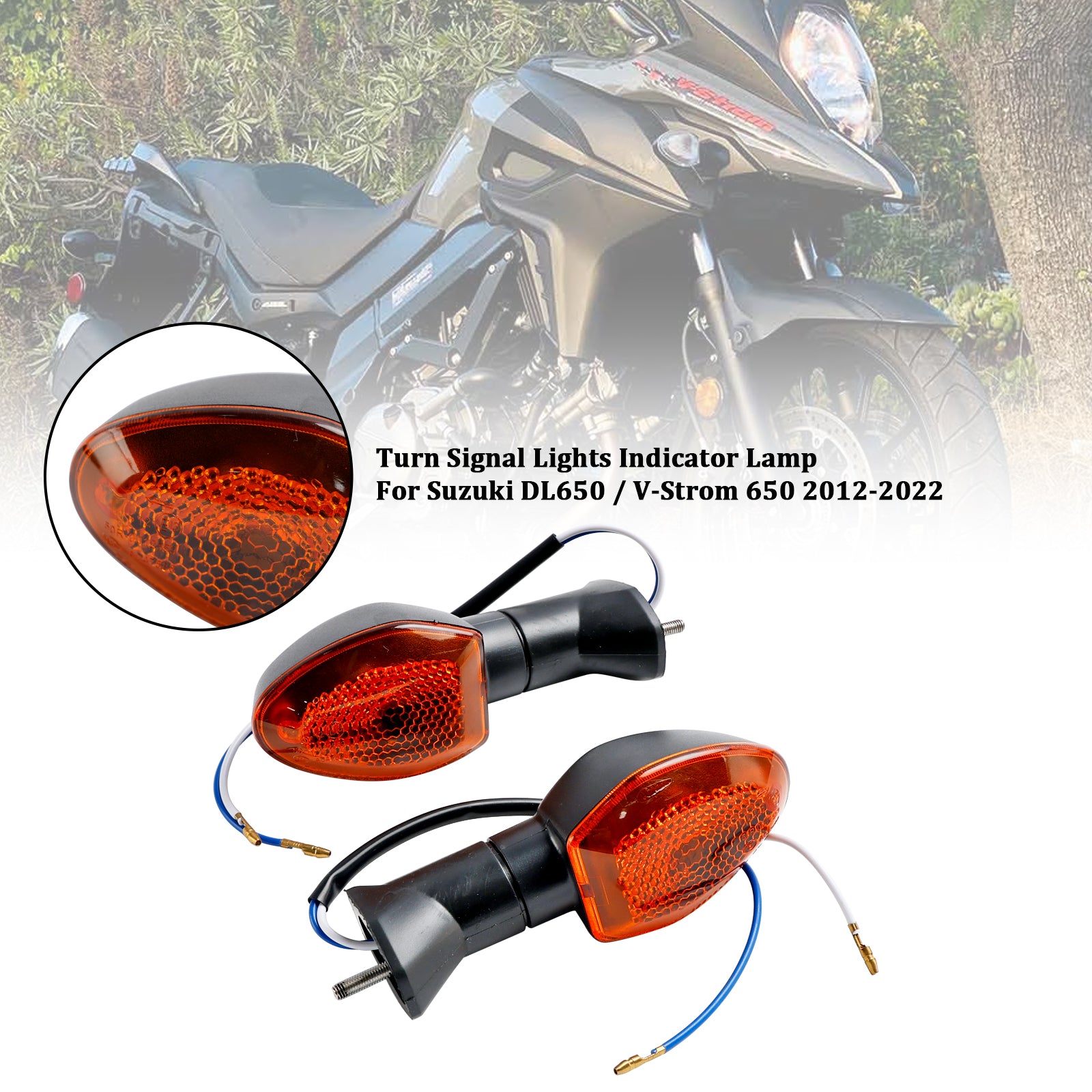 Suzuki V-Strom 650 1000 1050 GSX-S 750 Turn Signal Lights Indicator Lamp