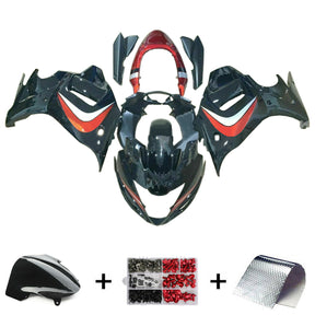 Amotopart 2008-2013 GSX650F Katana Suzuki Black&Red Fairing Kit