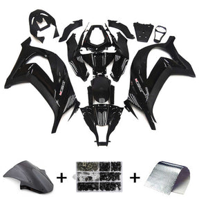 Amotopart 2011-2015 Kawasaki ZX10R Kit de carénage Style2 noir brillant et mat