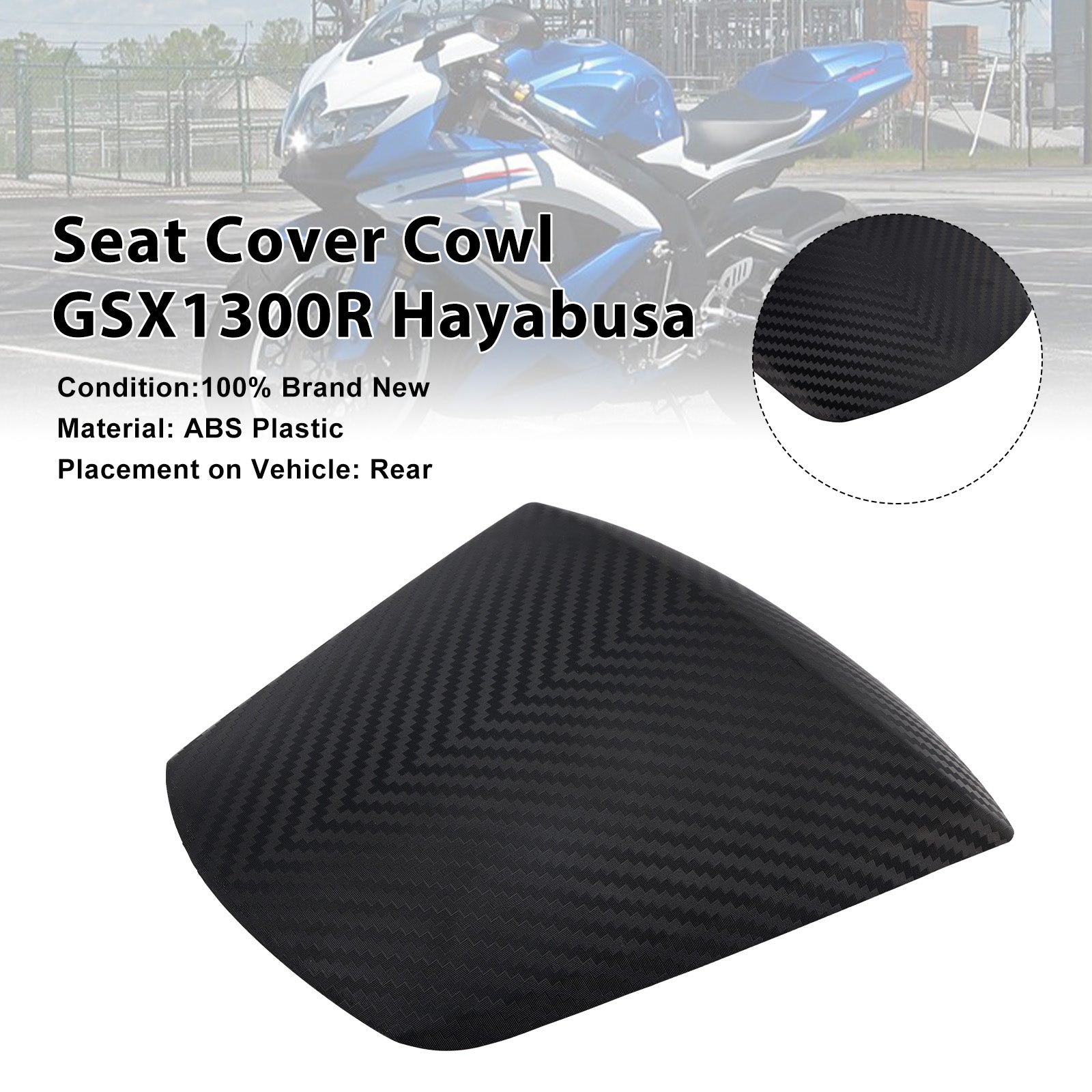 Housse de carénage de siège arrière Suzuki GSXR600 GSXR750 K11 2011-2026