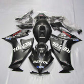 Amotopart 2012-2016 CBR1000RR Honda Black with Logo Fairing Kit