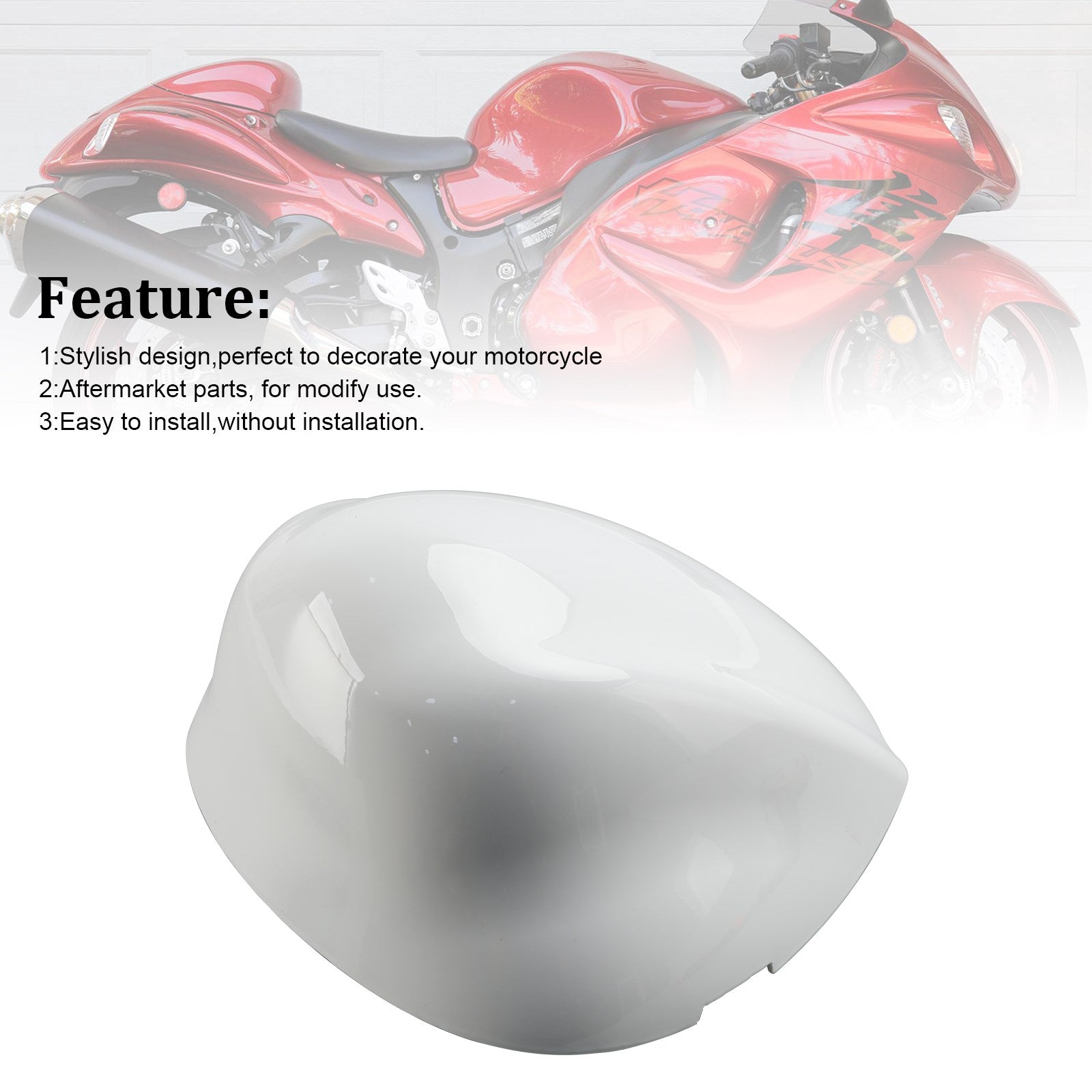 08-20 Suzuki GSX1300R GSX-R1300 Hayabusa Rear Seat Fairing Cover