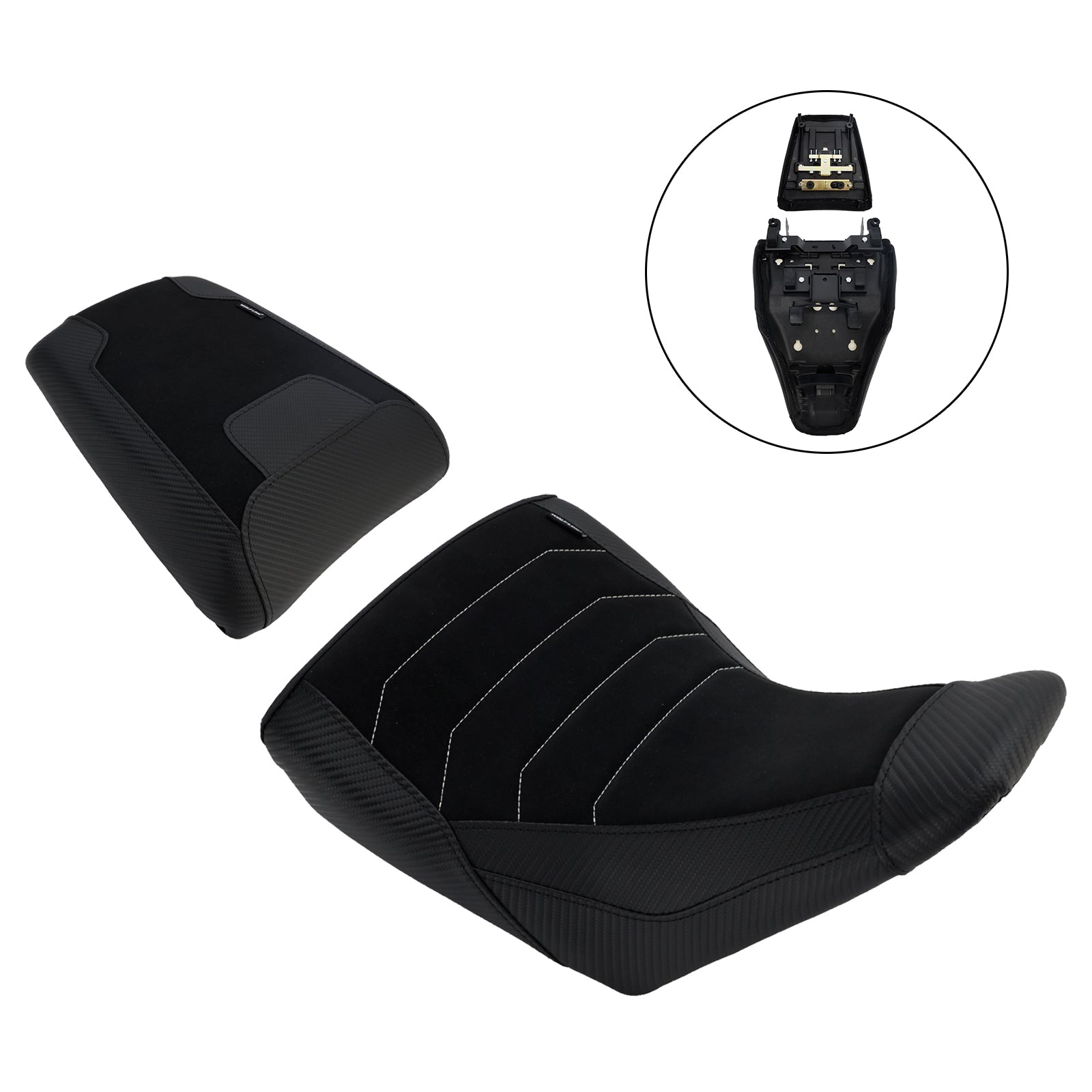 23-25 Suzuki V-Strom Dl1050 Front&Rear Raider Cushion Kit Lower Fit Black