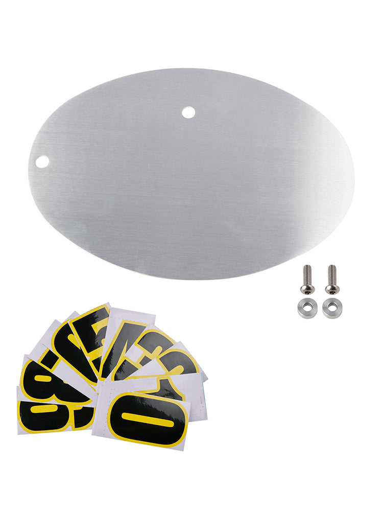 Diy Universal Motorcycle LZEČNÍ TRAK ALIMINUM VLASTNÍ OVLACE ČÍSLA