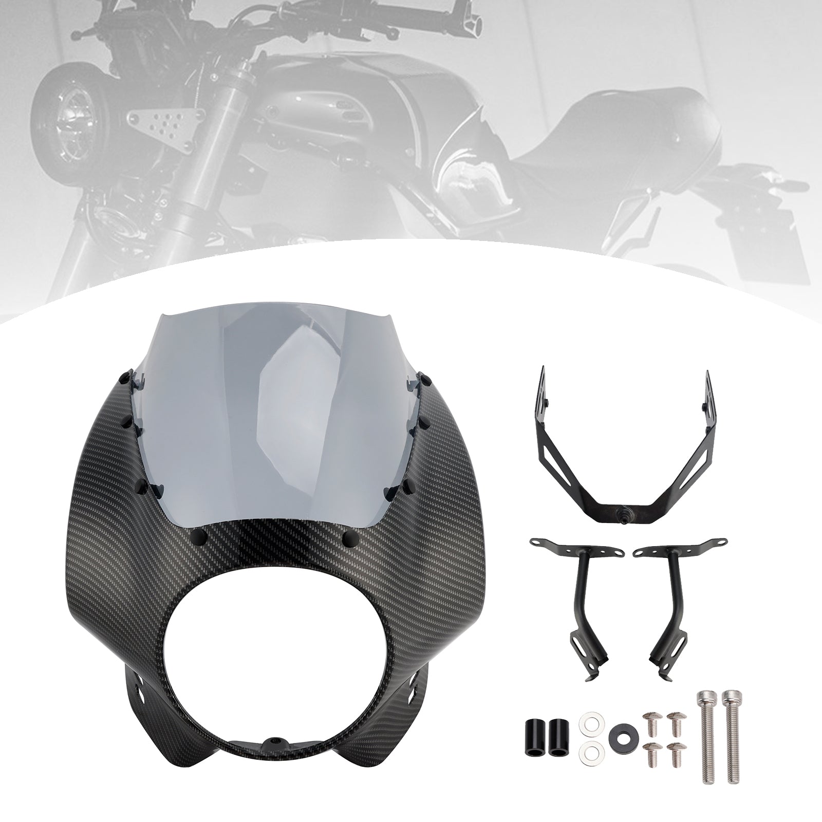 Yamaha XSR900 2022-2025 Headlight Fairing Windshield WindScreen